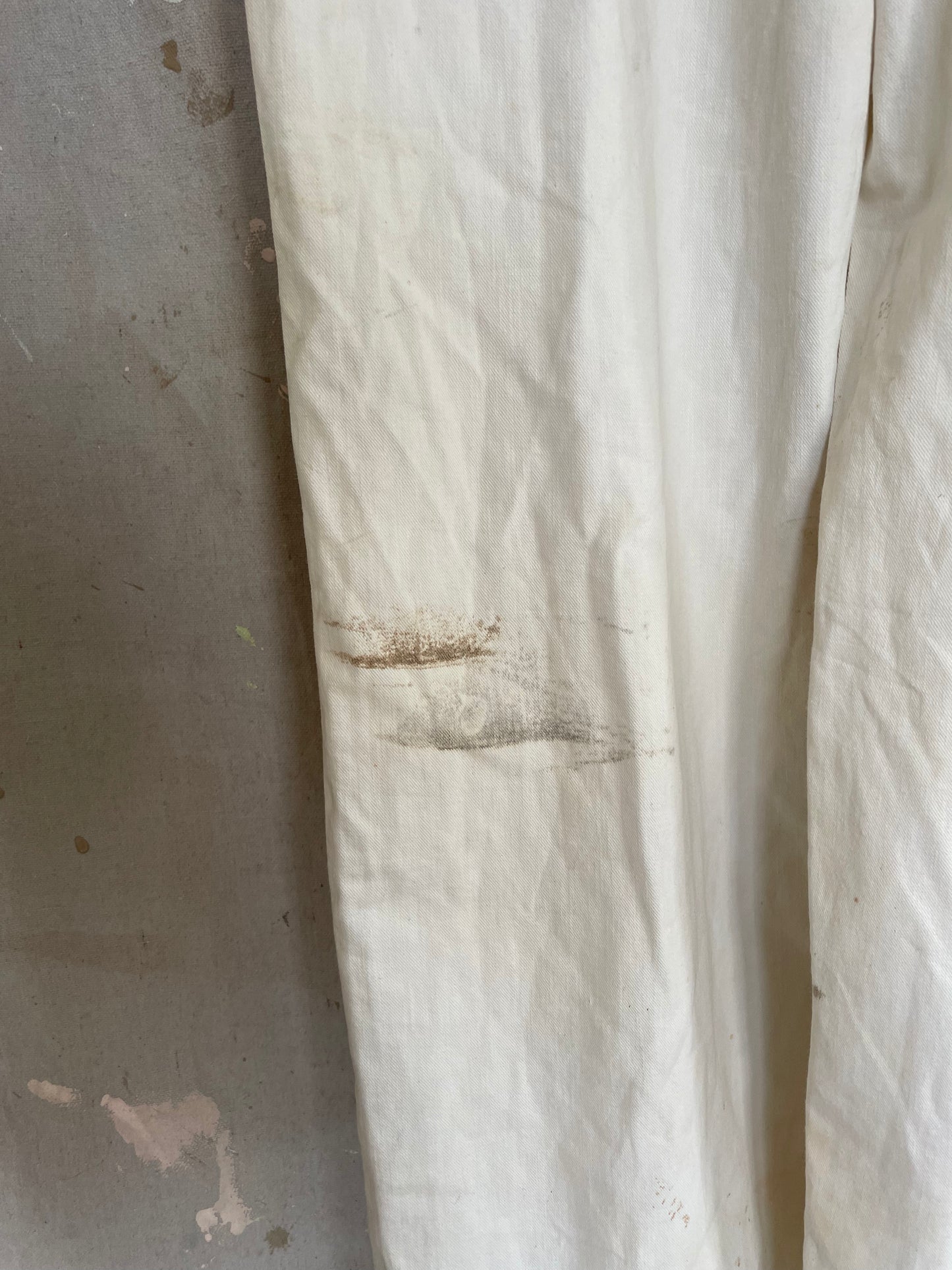 70s White DeeCee Overalls