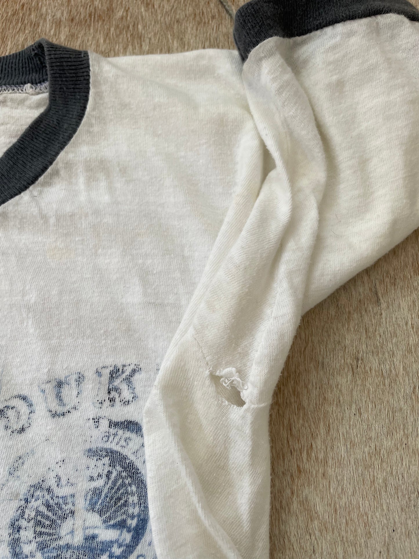 70s Duke University Ringer Tee