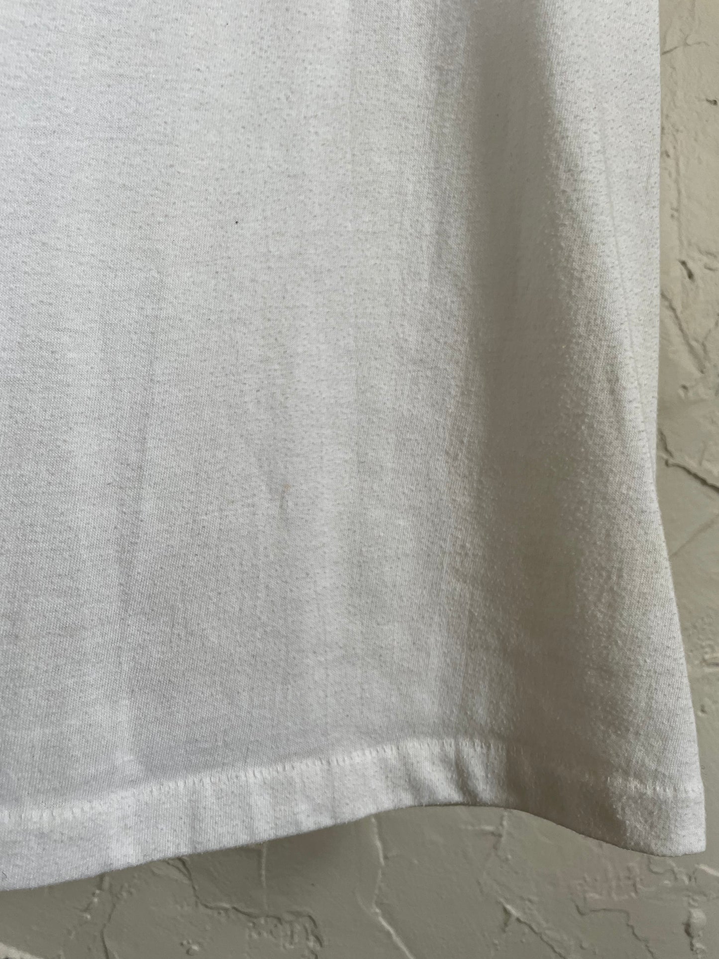 80s White & Red Ringer Tee