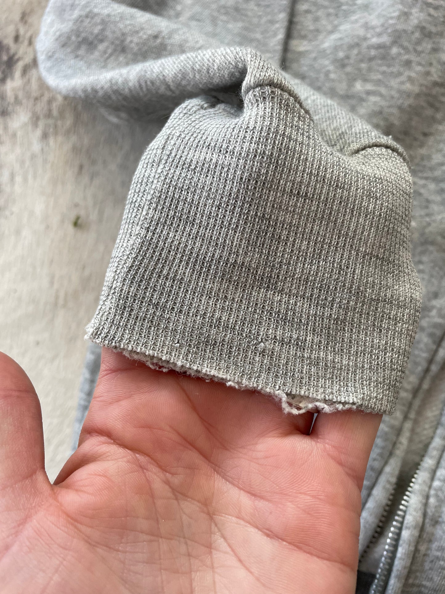 80s Heather Grey Hoodie