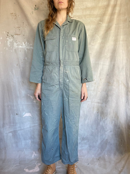 60s Big Mac Grey Green HBT Coveralls