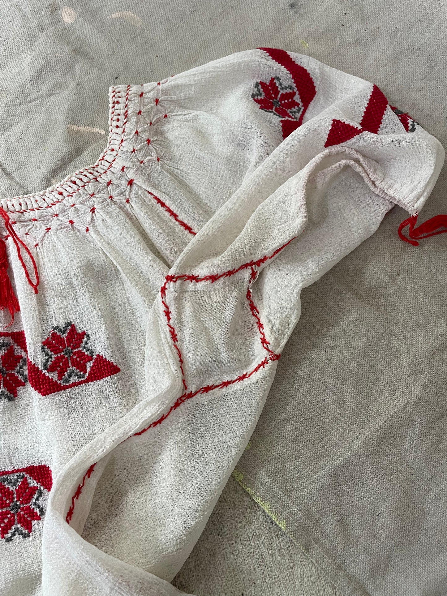 70s Folk Blouse