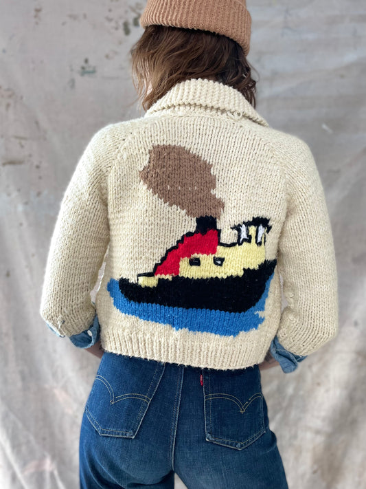Mary Maxim Tugboat Sweater