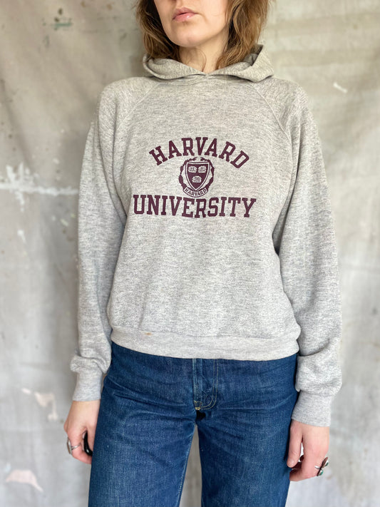80s Harvard University Hoodie