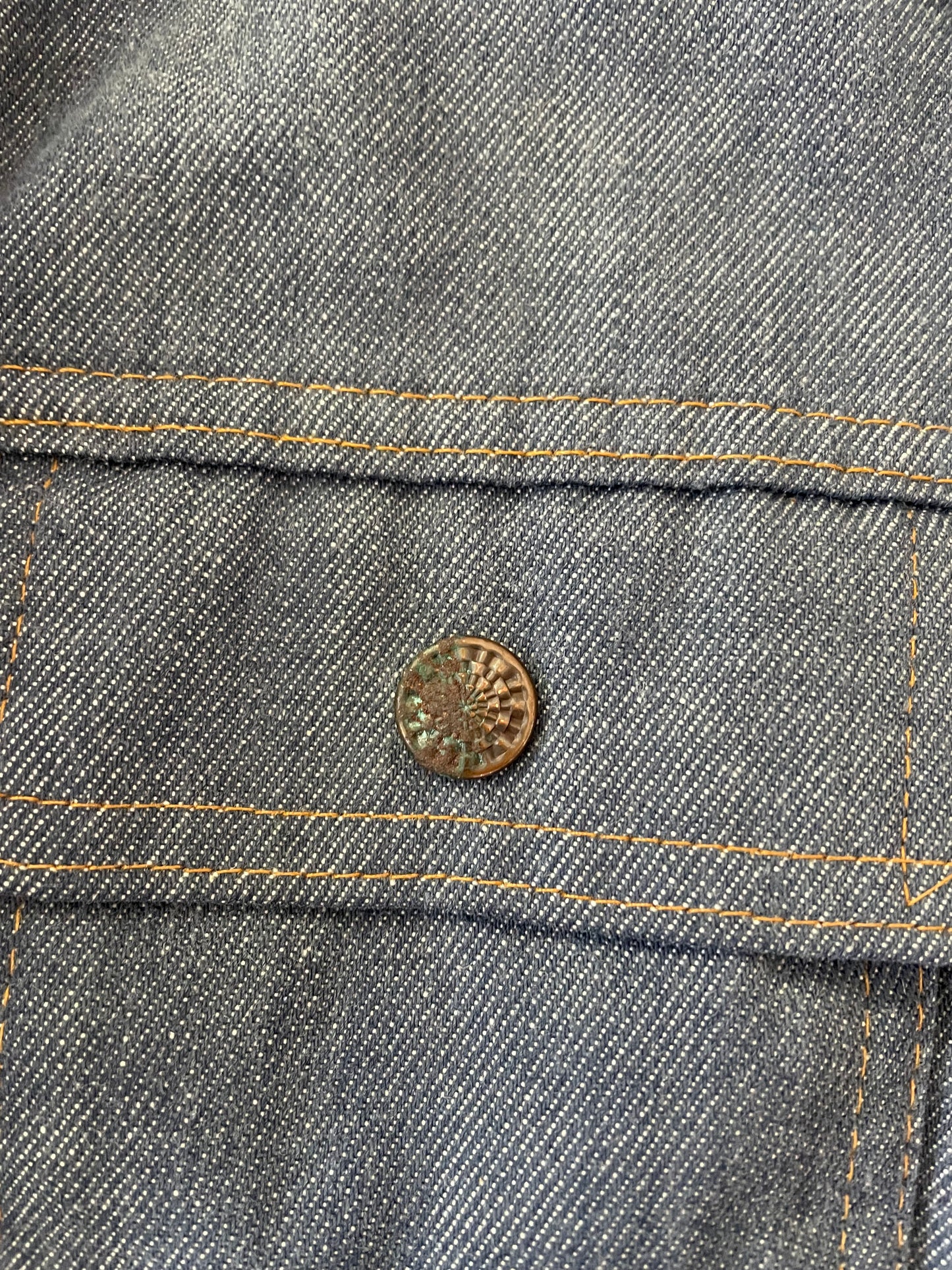 70s Girl Scout Patch Jean Jacket