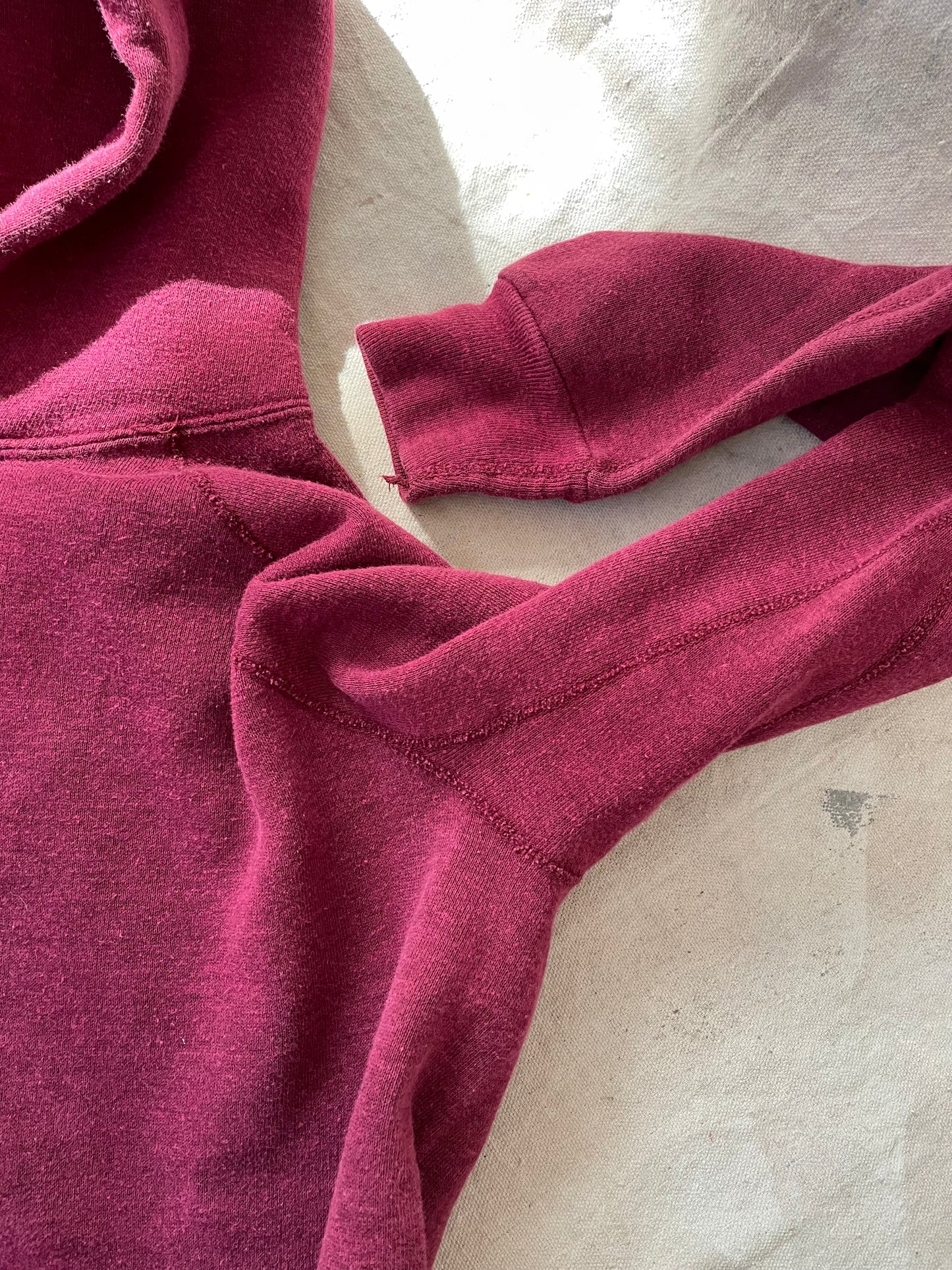 80s Maroon Hoodie