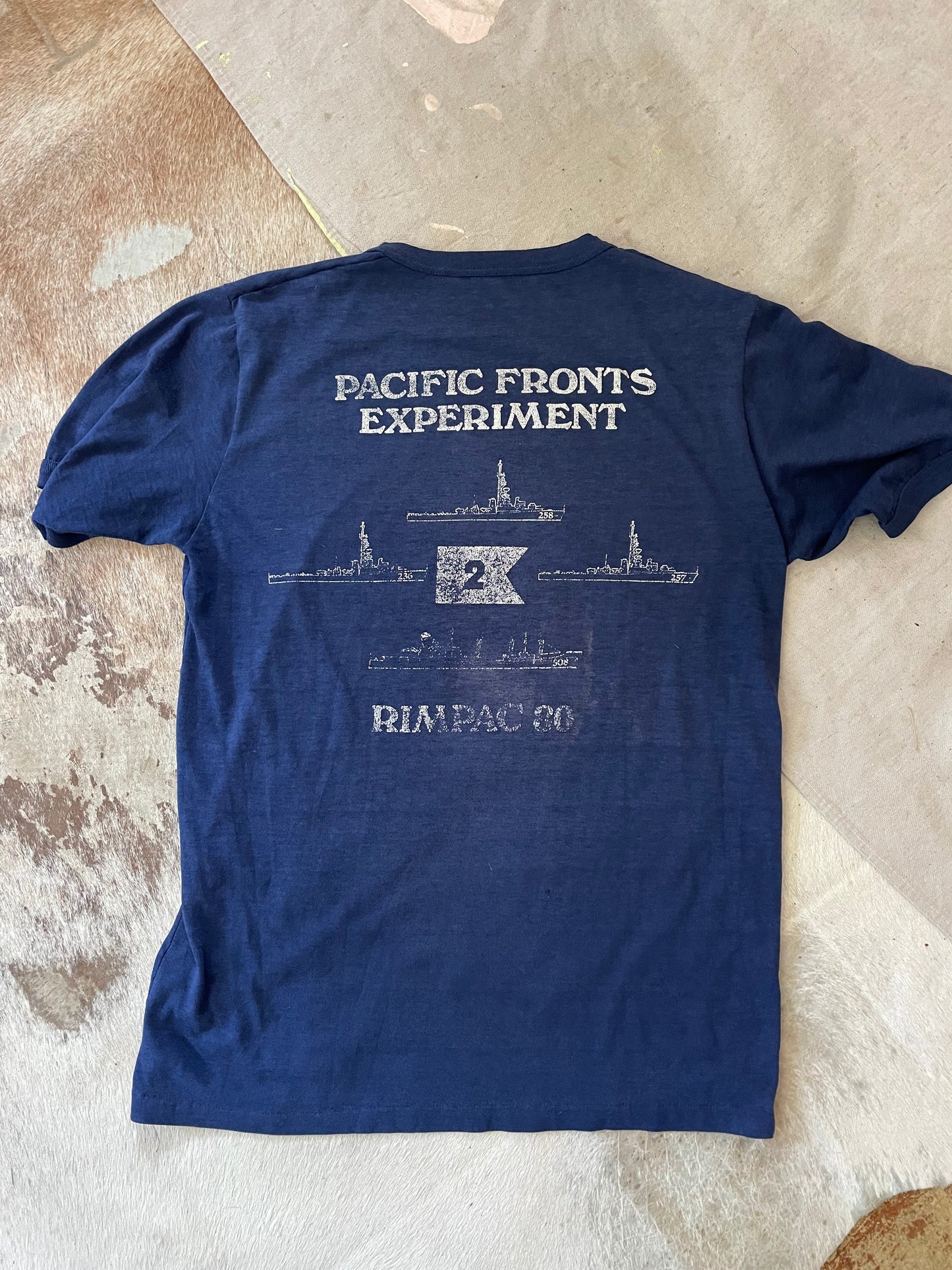 80s Paper Thin University Of British Columbia Oceanography Tee