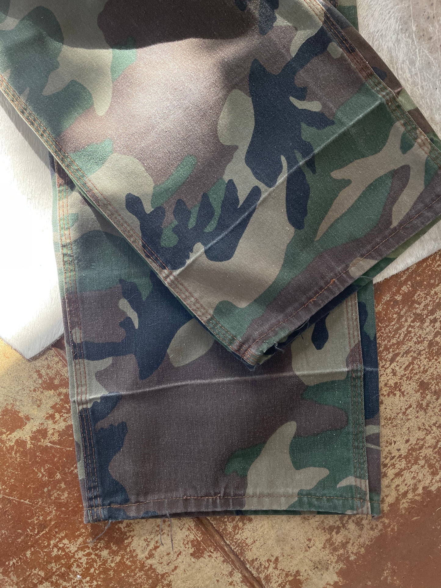 80s Roundhouse Camo Overalls