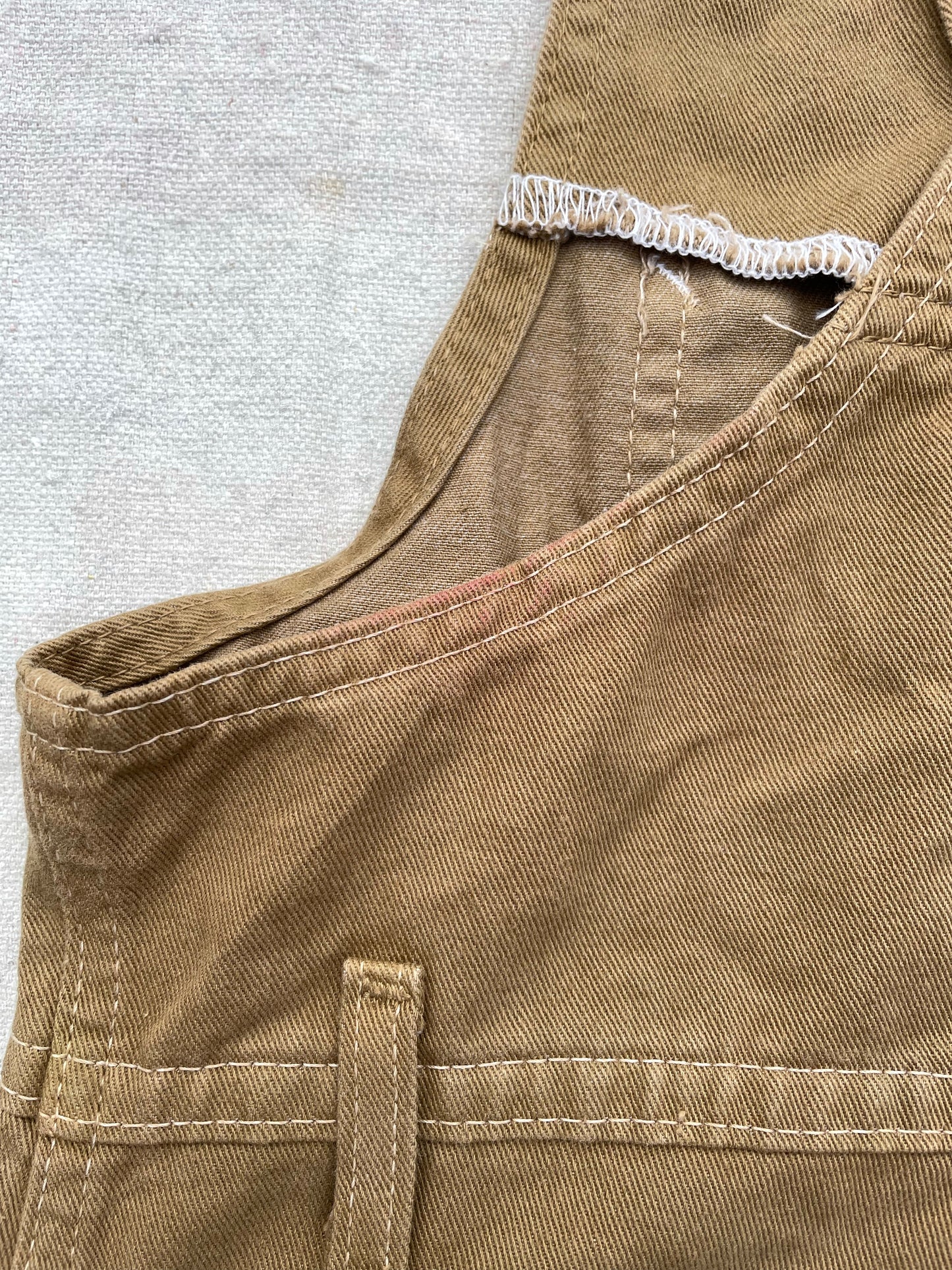 80s Lee Khaki Overalls