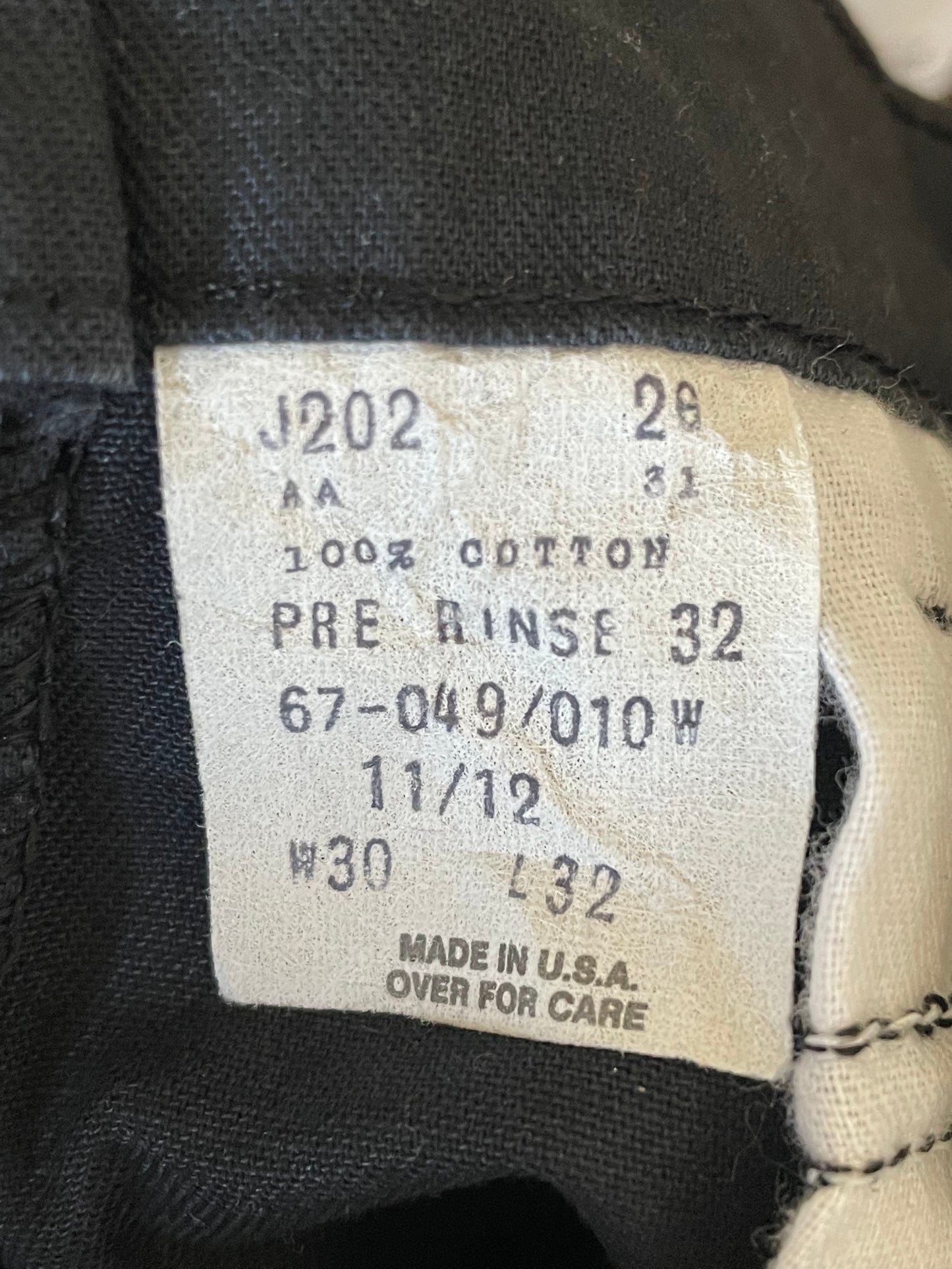 80s Deadstock Black DeeCee Carpenter Pants