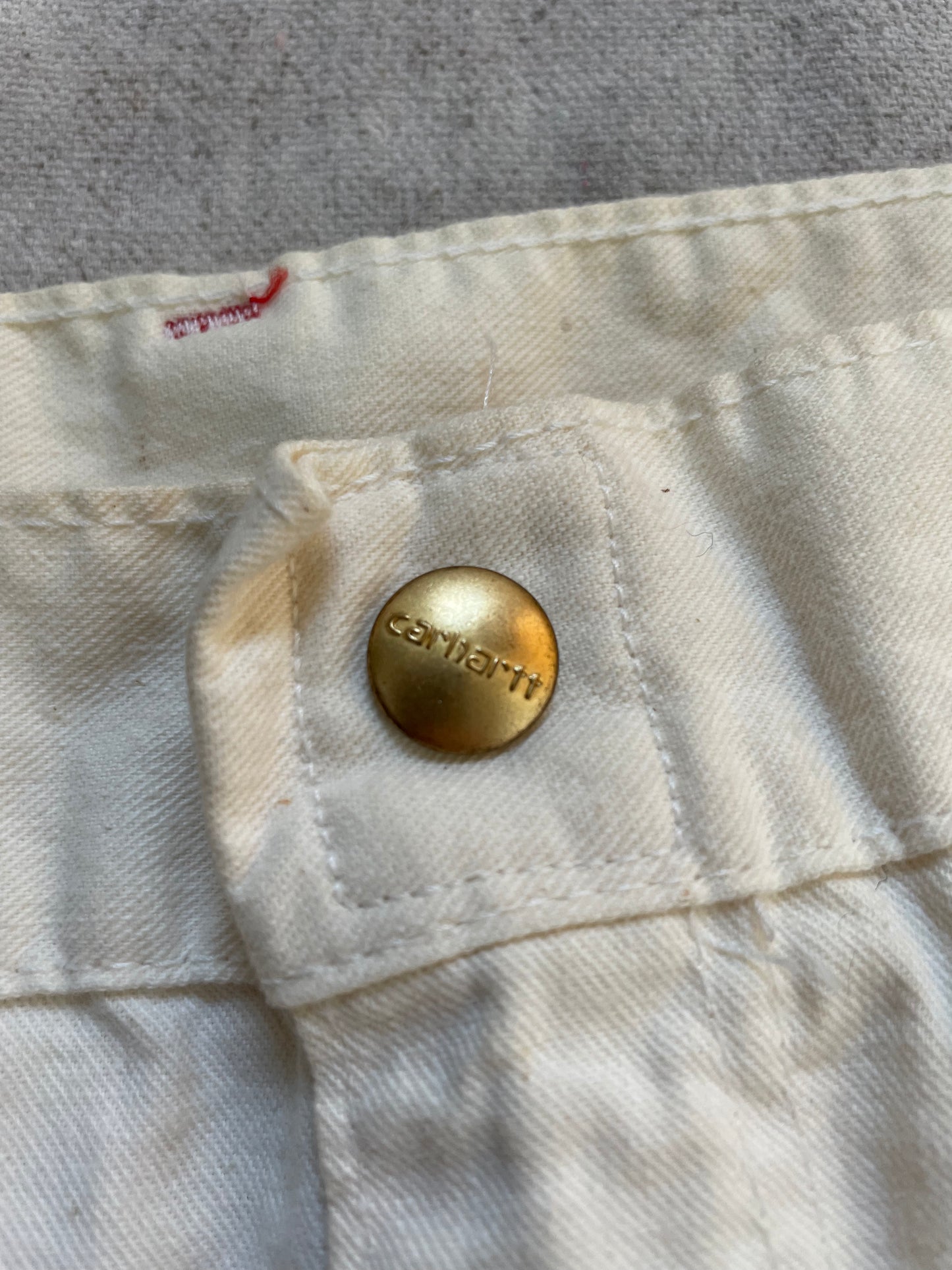 80s Carhartt Ecru Carpenter Utility pants