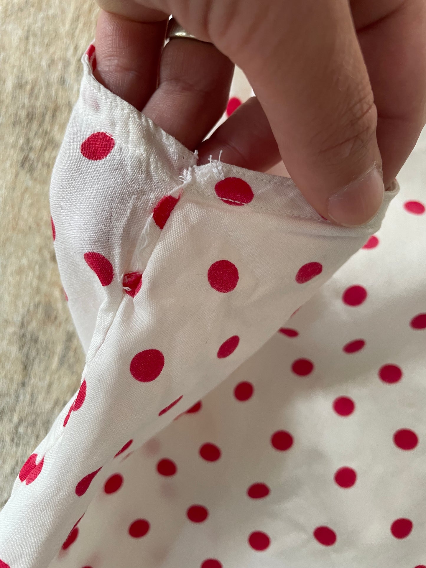 70s Polka Dot Crop Tank