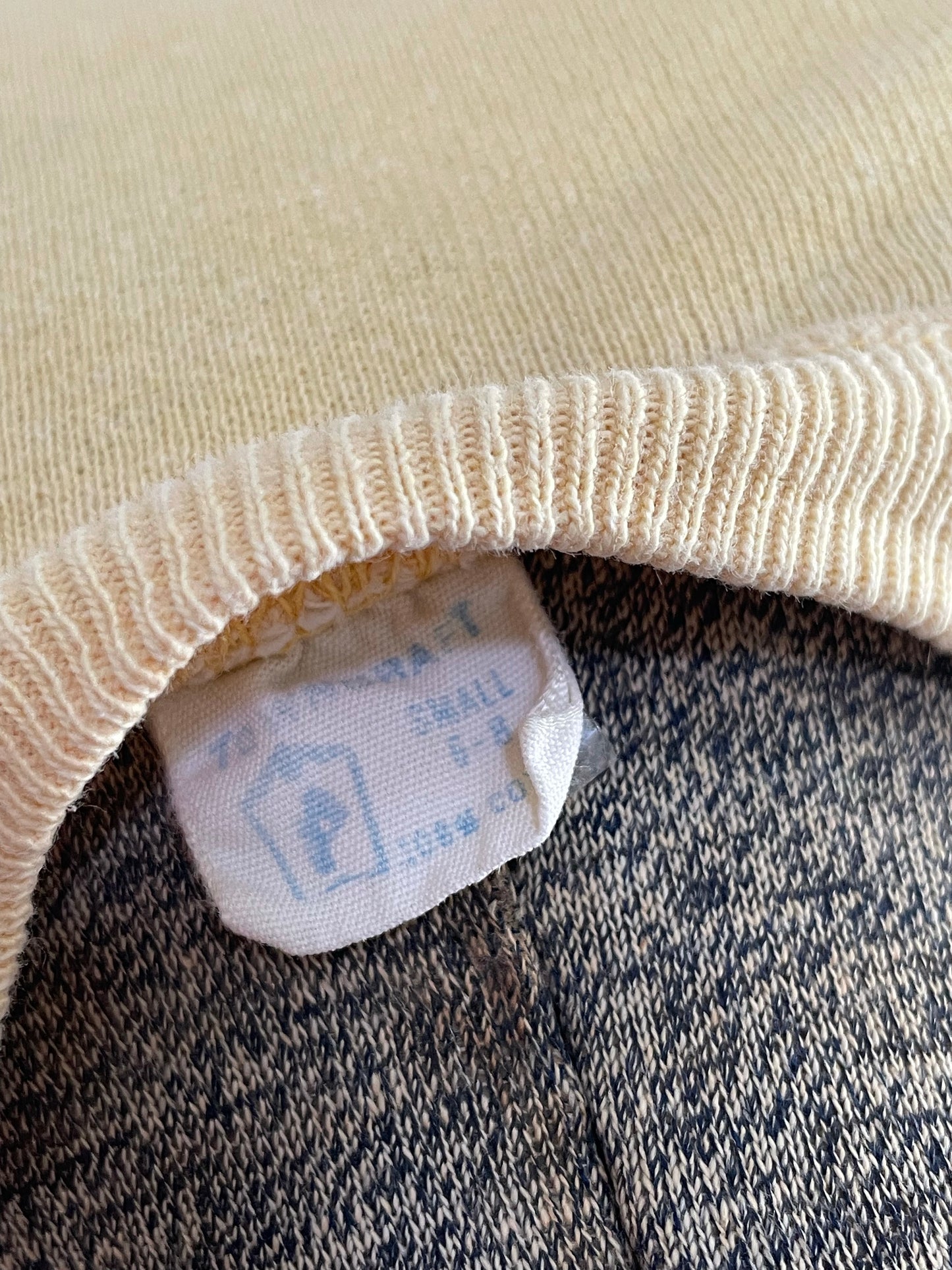 60s Penney’s Towncraft Blank Yellow Short Sleeve Sweatshirt