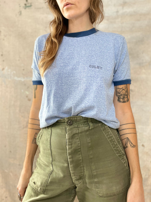 80s “Colby” ringer tee