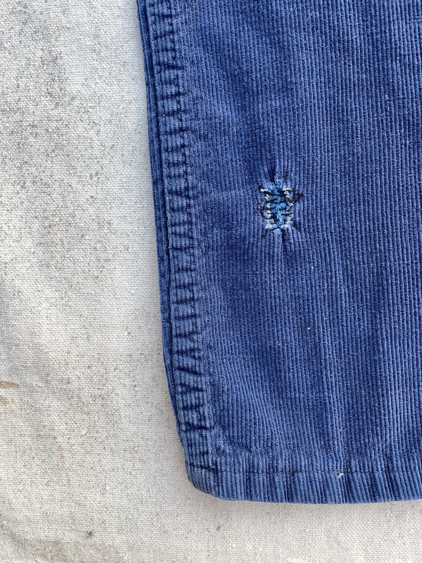 70s Blue Maverick Boot Cut Corduroy Pants