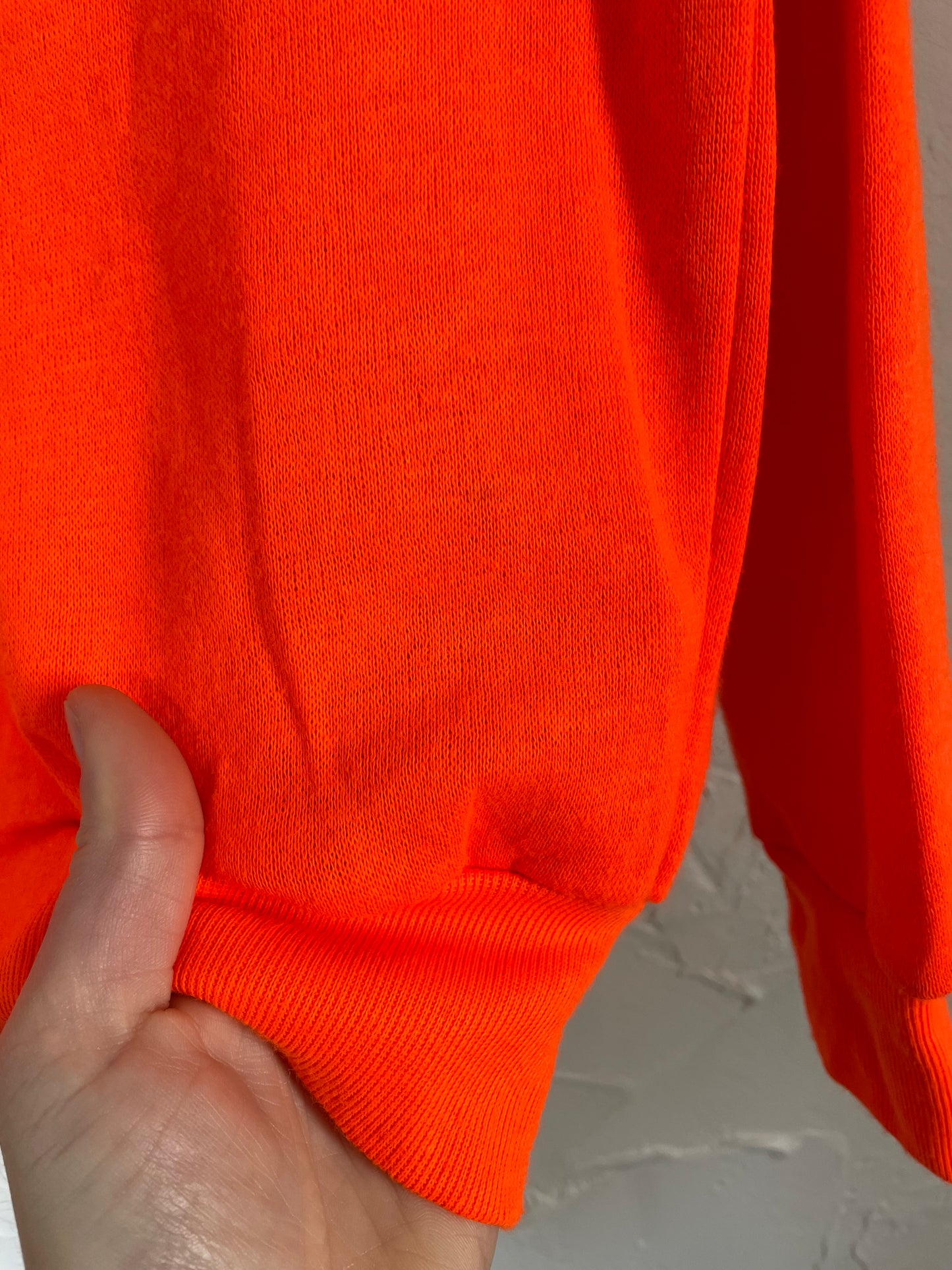 80s Safety Orange Sweatshirt
