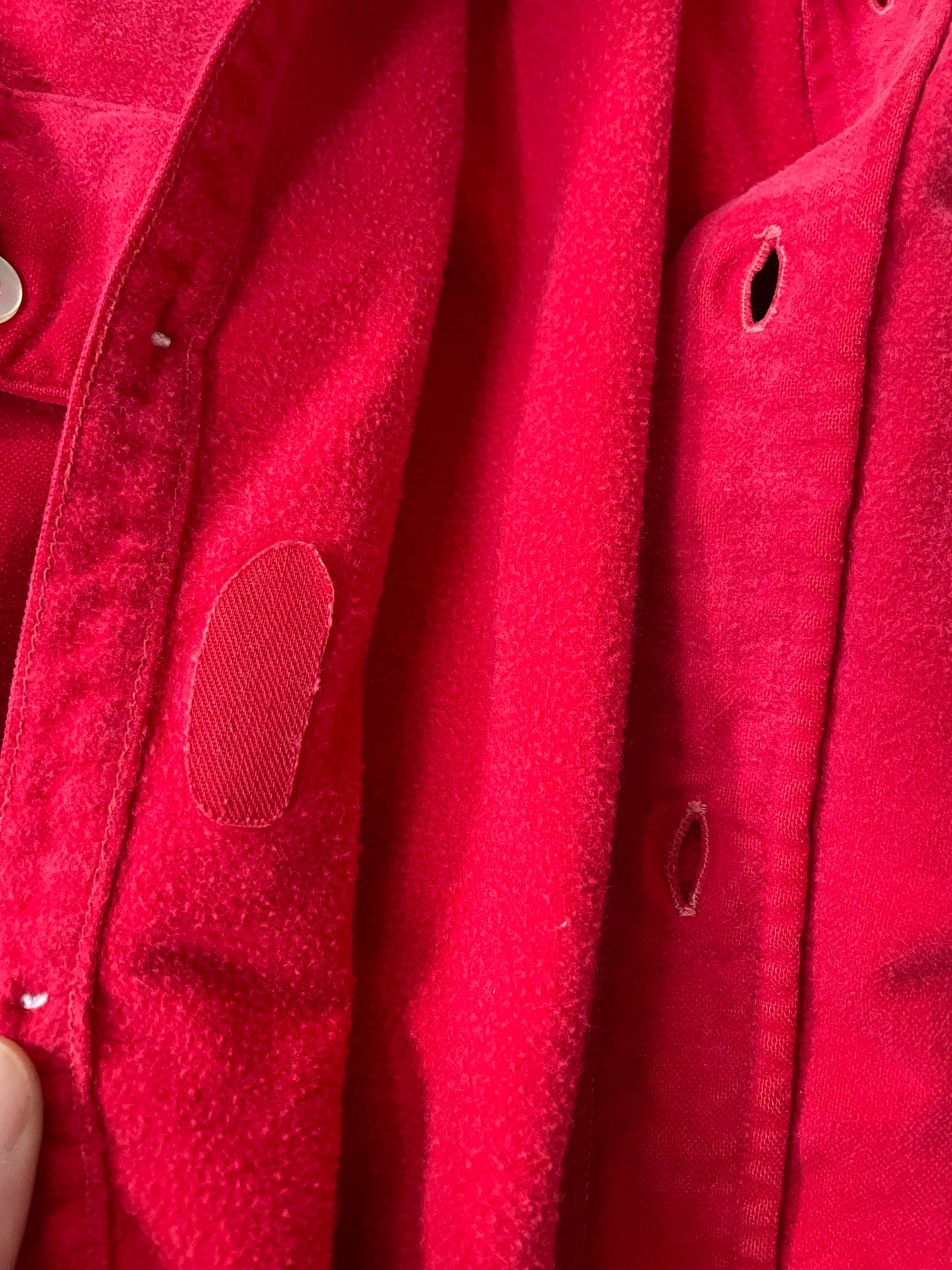 40s/50s Penney’s Red Button Down Shirt