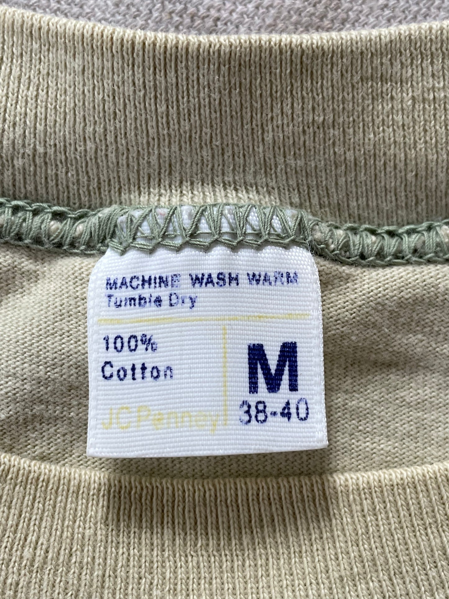 70s/80s Pale Mint JCPenney Pocket Tee