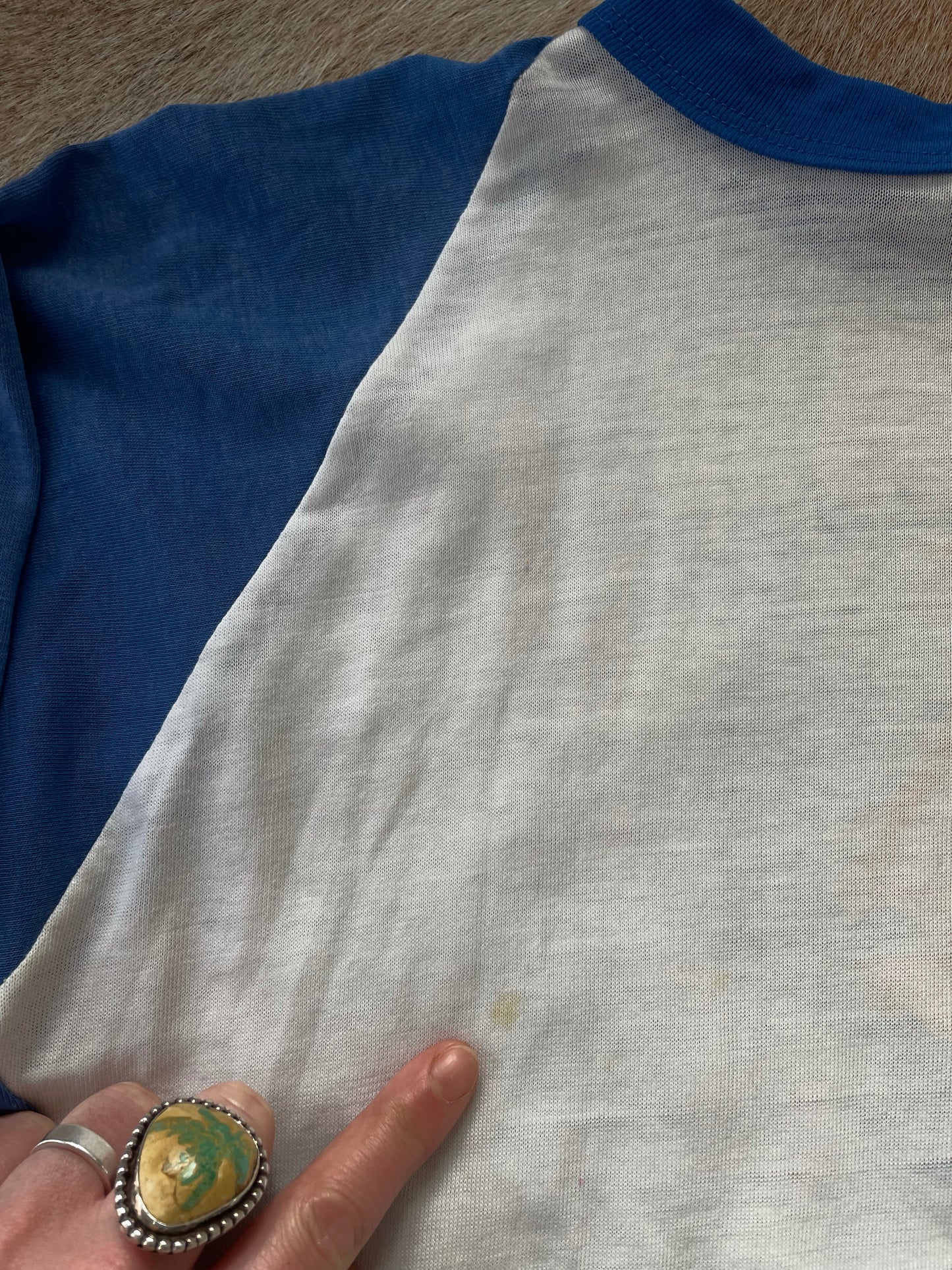 70s Cottage Lake Sailors Baseball Tee