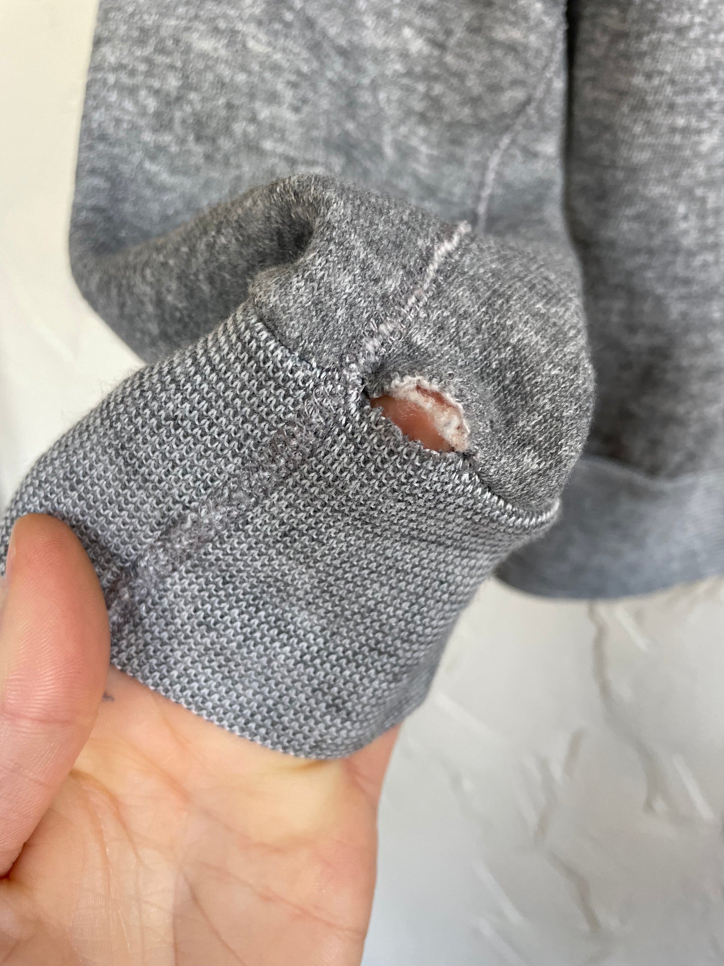 70s/80s Blank Heather Gray Sweatshirt