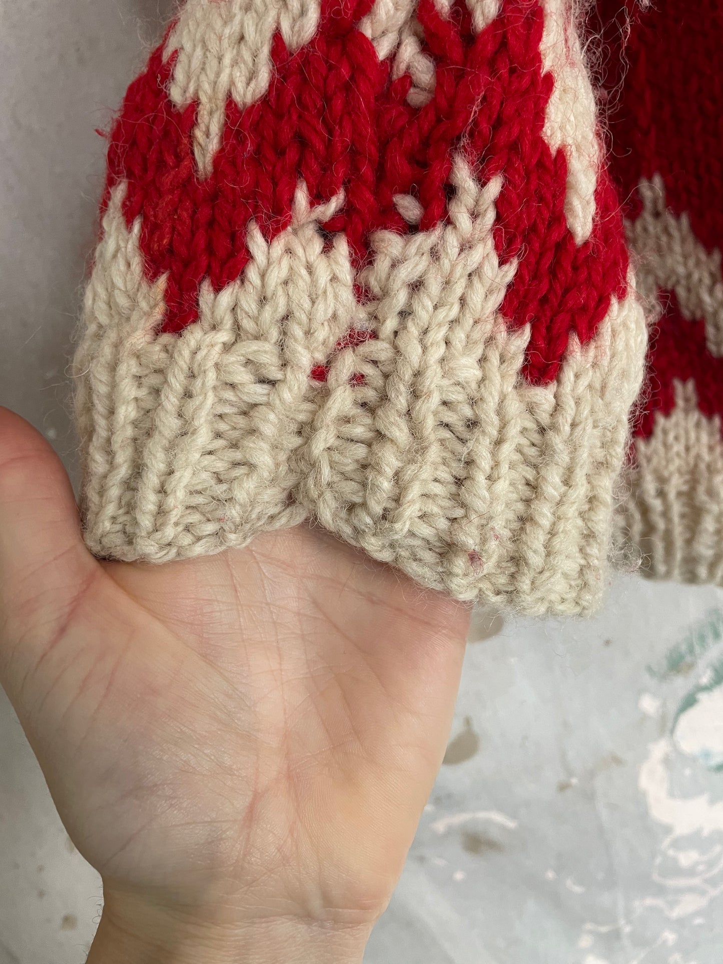 70s Greek Ski Sweater