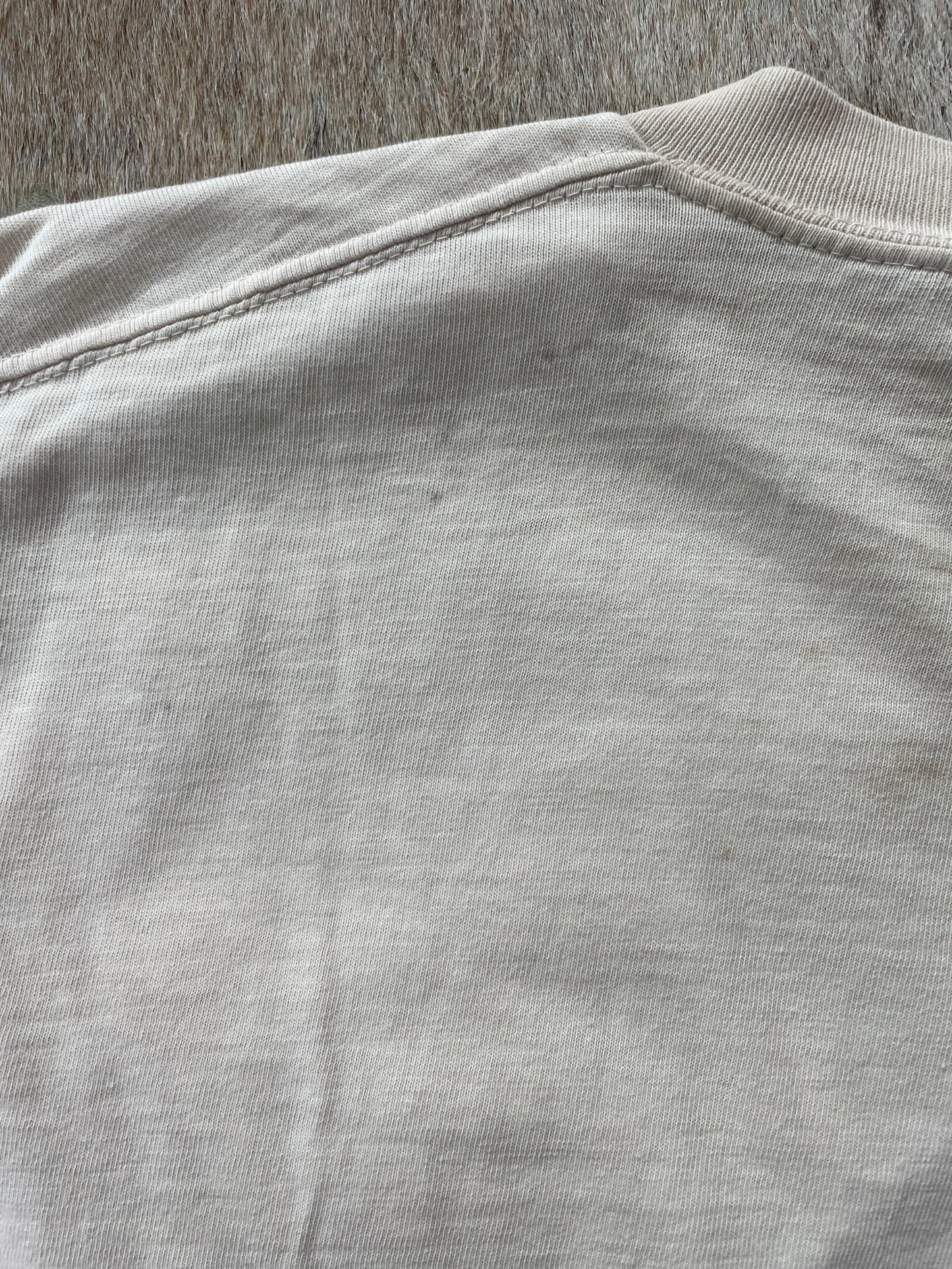 70s/80s JCPenney Cream Pocket Tee