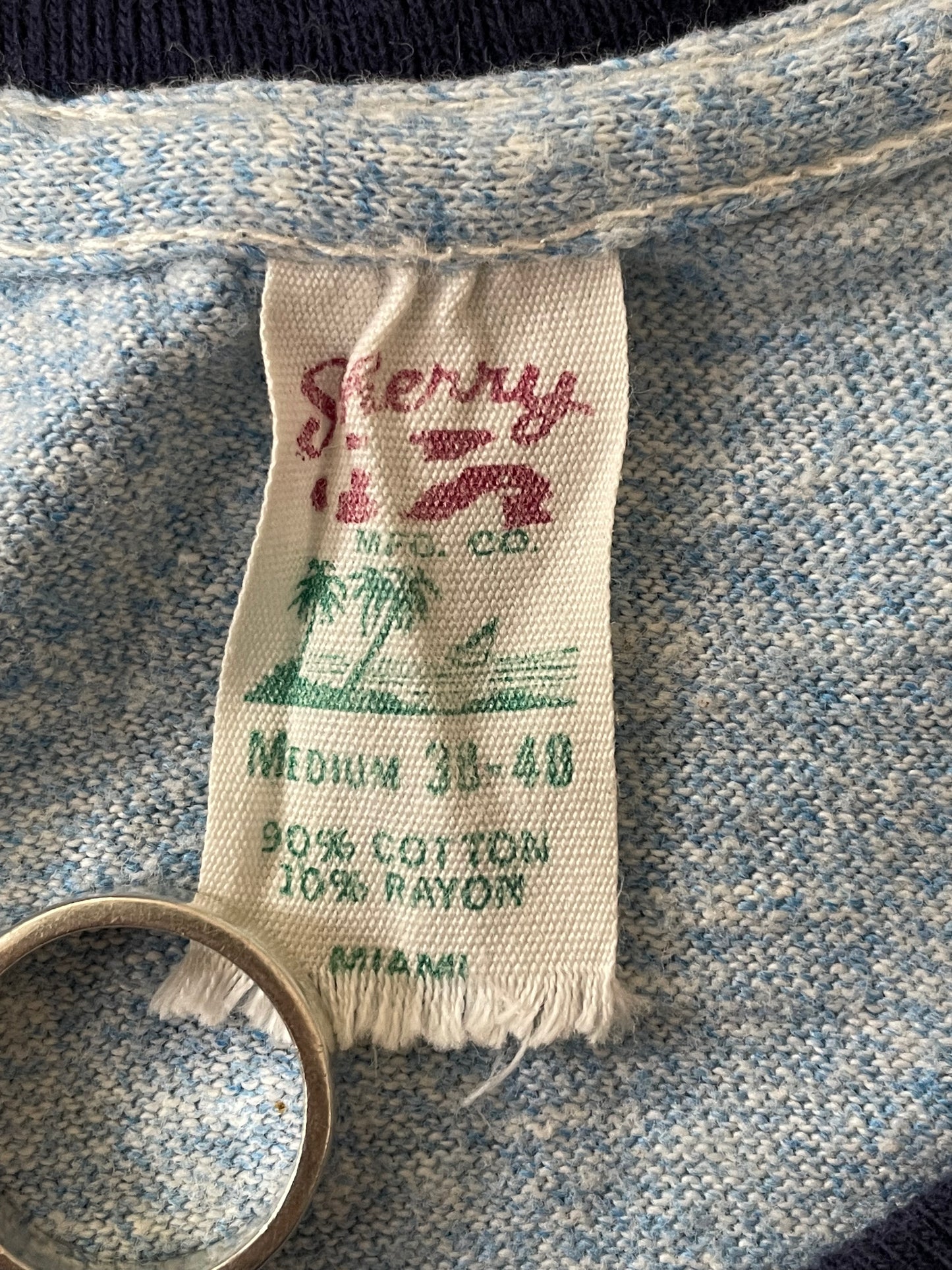 70s Ft. Lauderdale Florida Ringer Tee