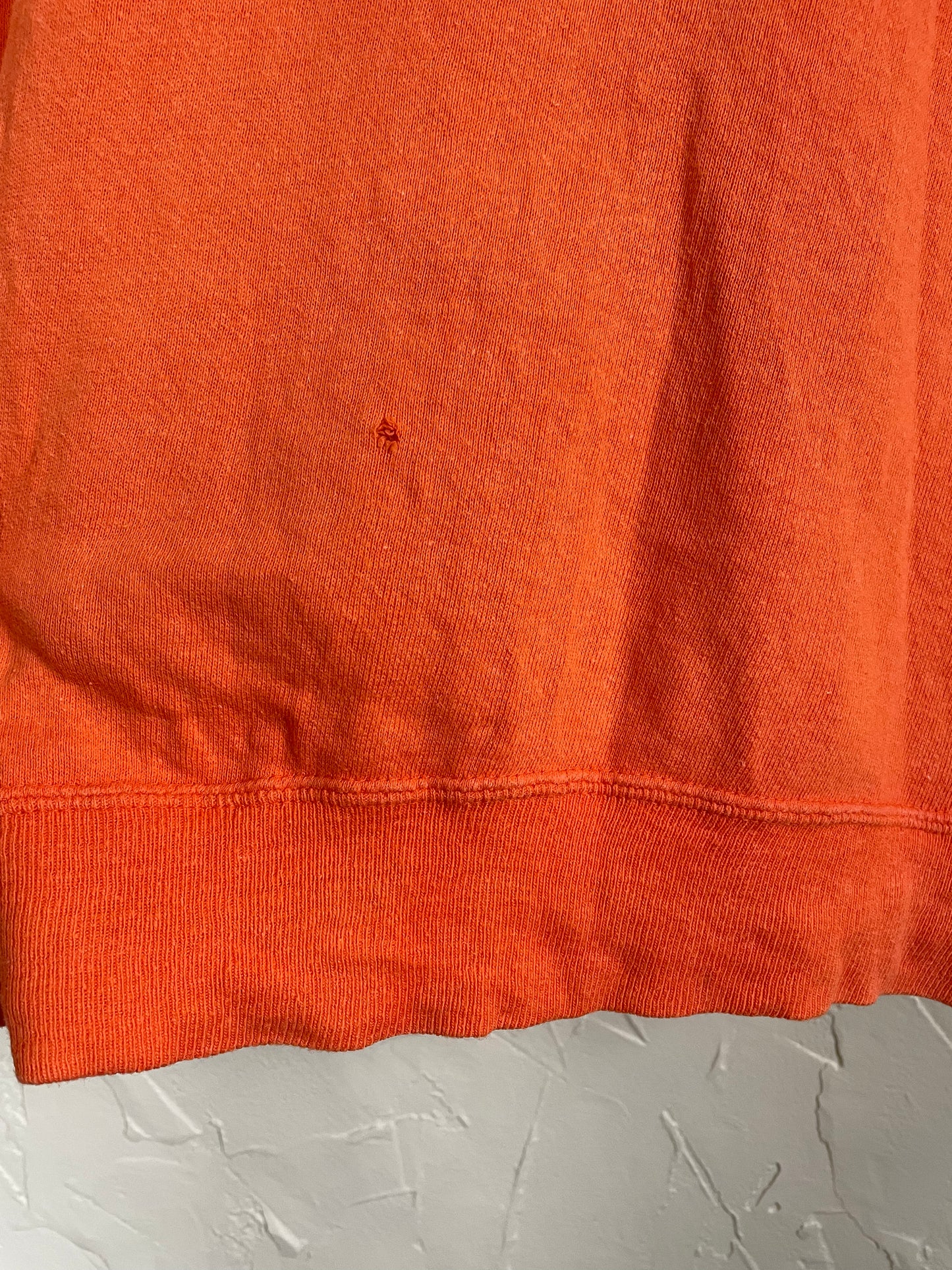 70s/80s Orange Short Sleeve Sweatshirt