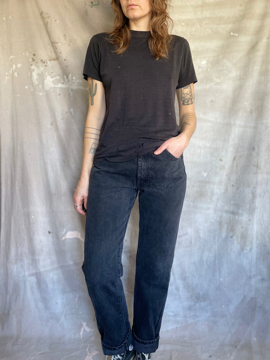 90s Black Rustler Jeans