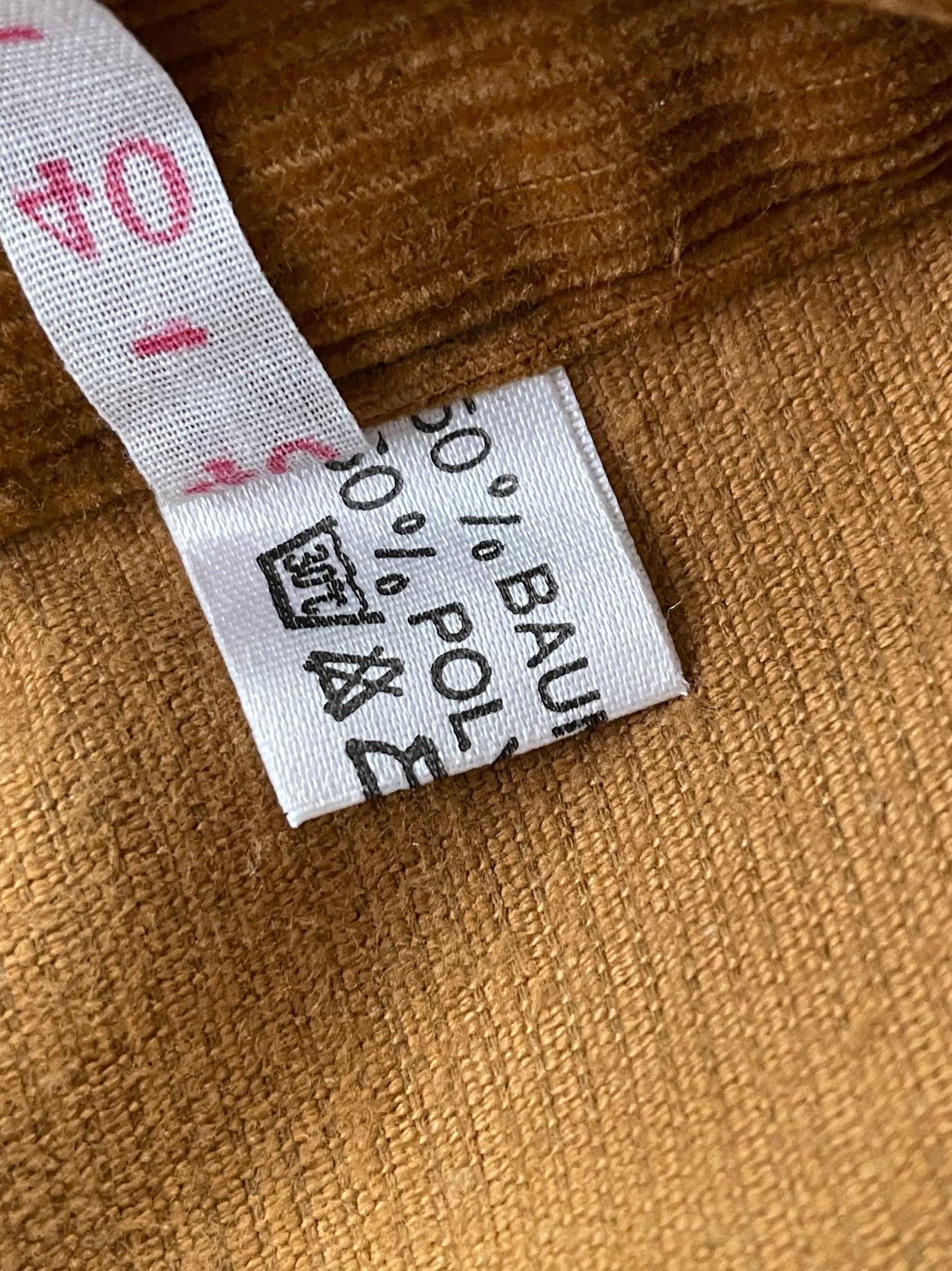 80s Dark Ochre Corduroy Slacks