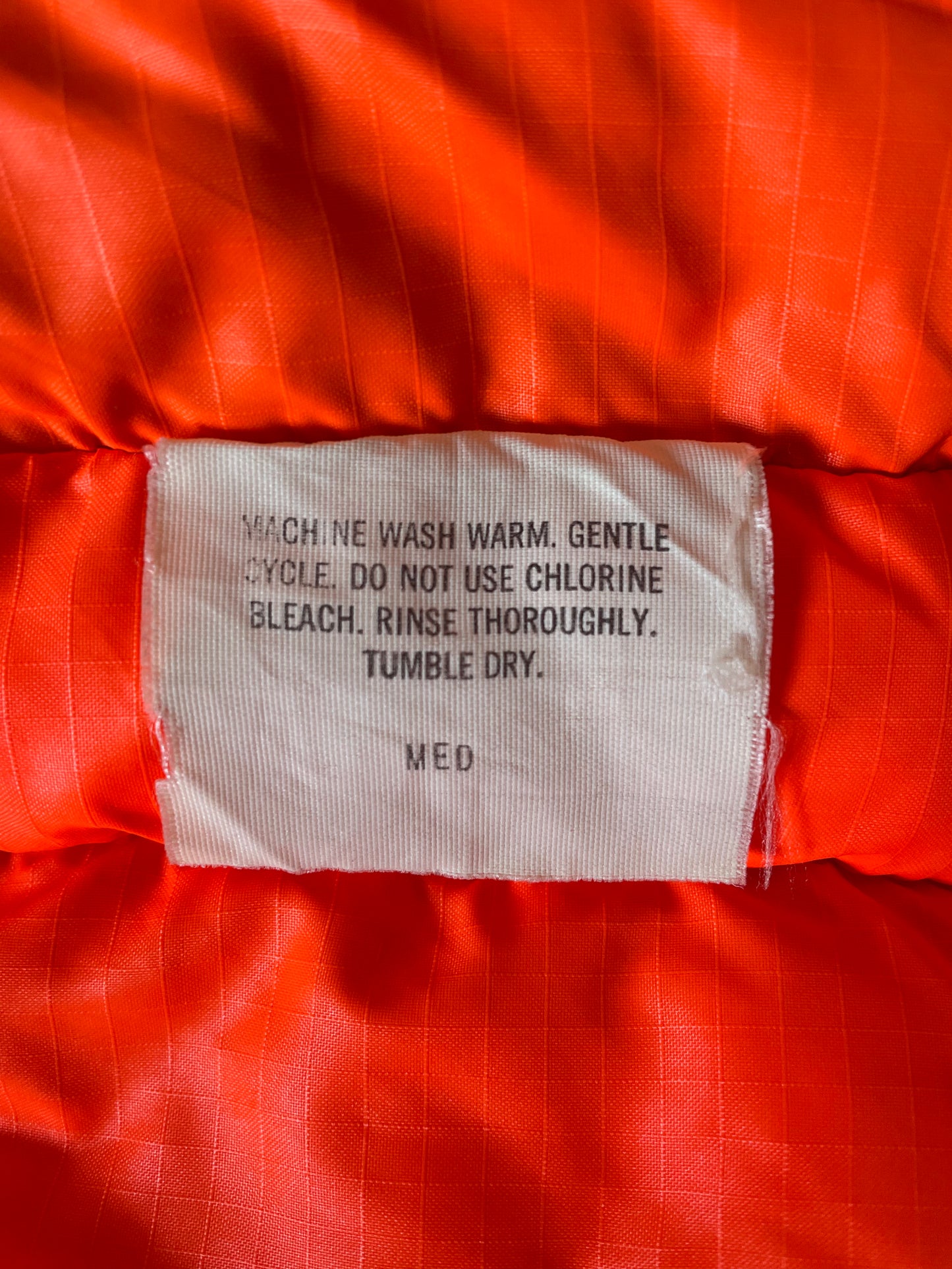 80s Reversible Light Brown/Safety Orange Vest