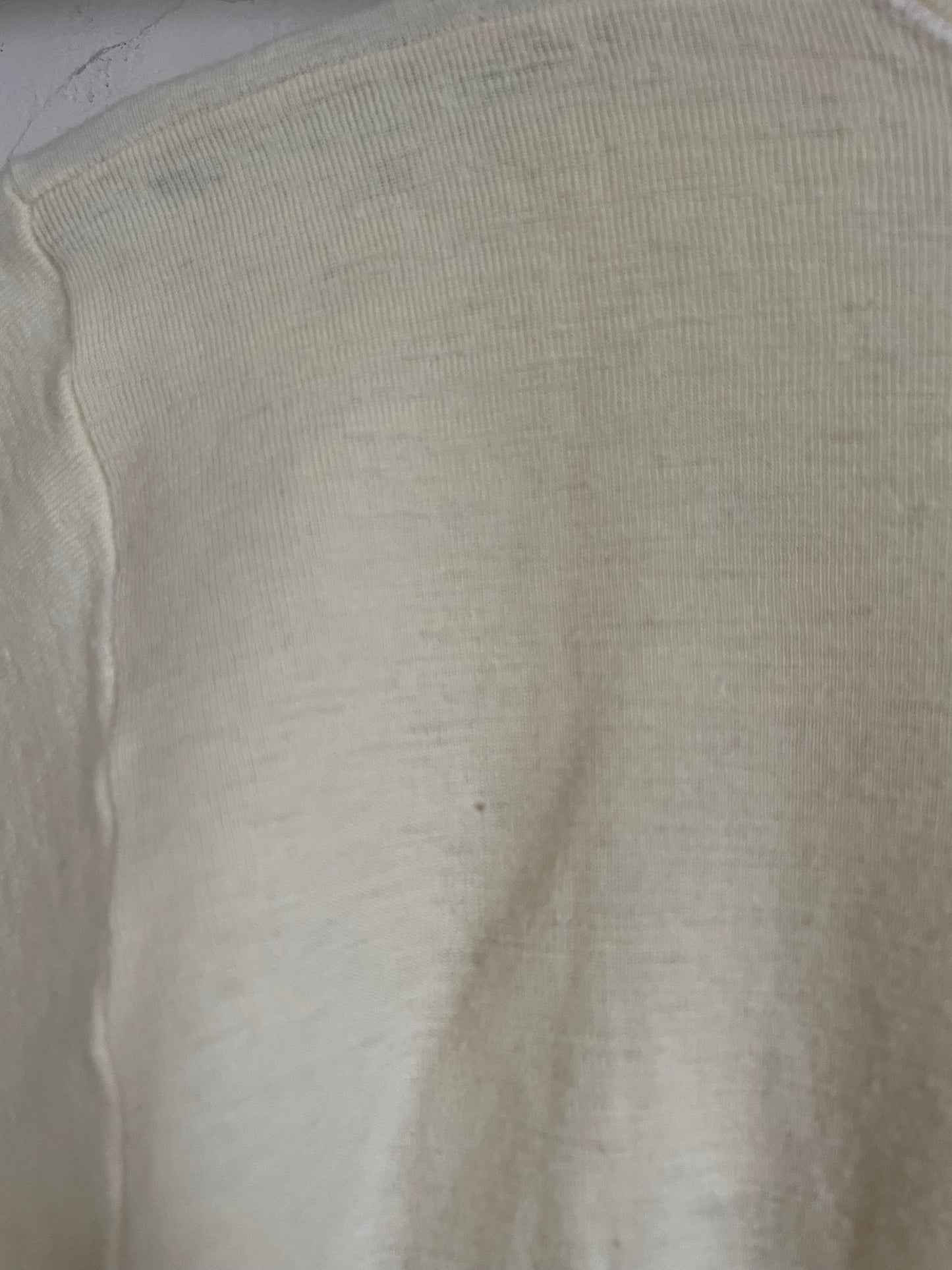 70s Wool Ecru Tee