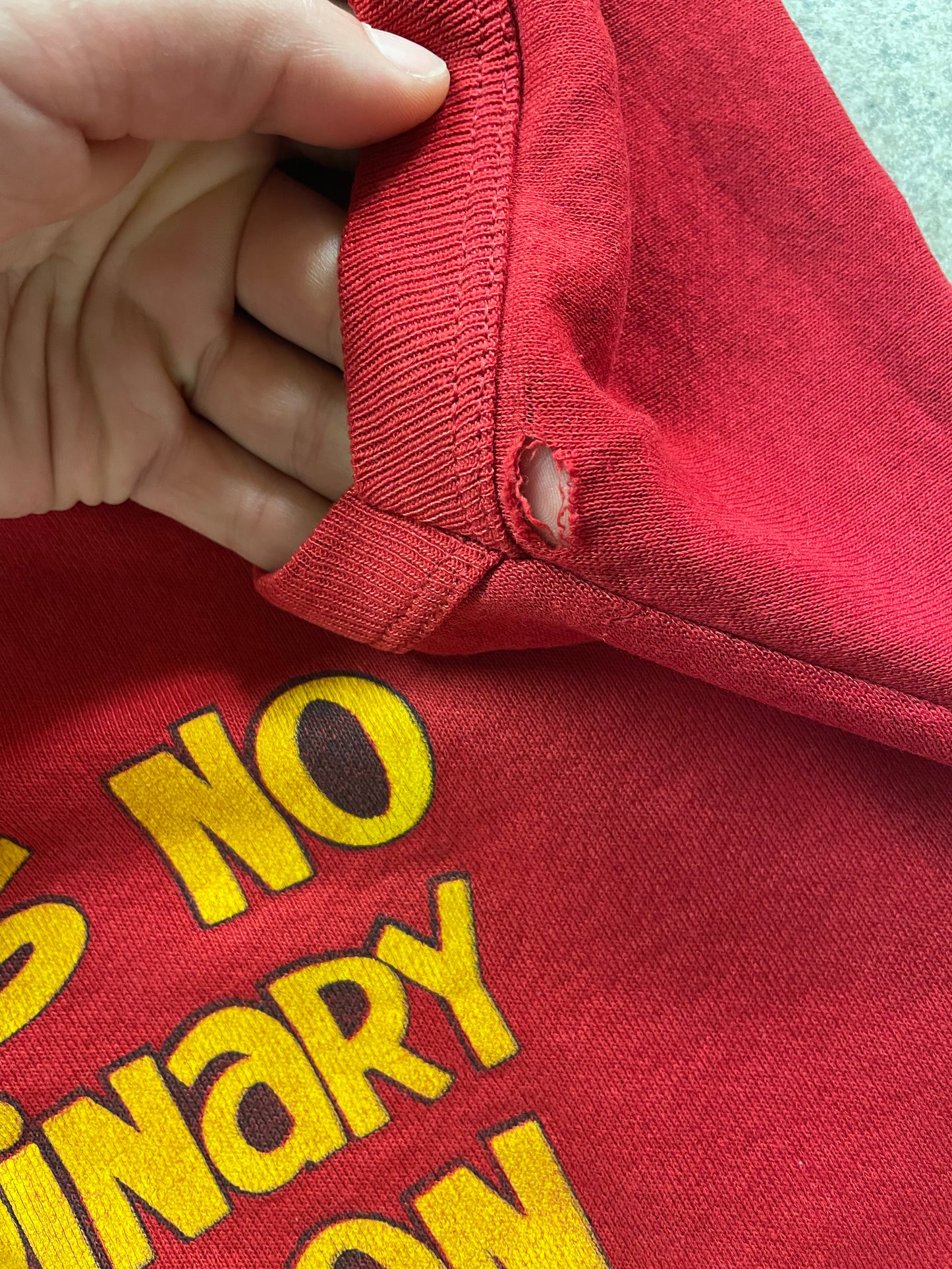 80s This Is No Ordinary Person Short Sleeve Sweatshirt