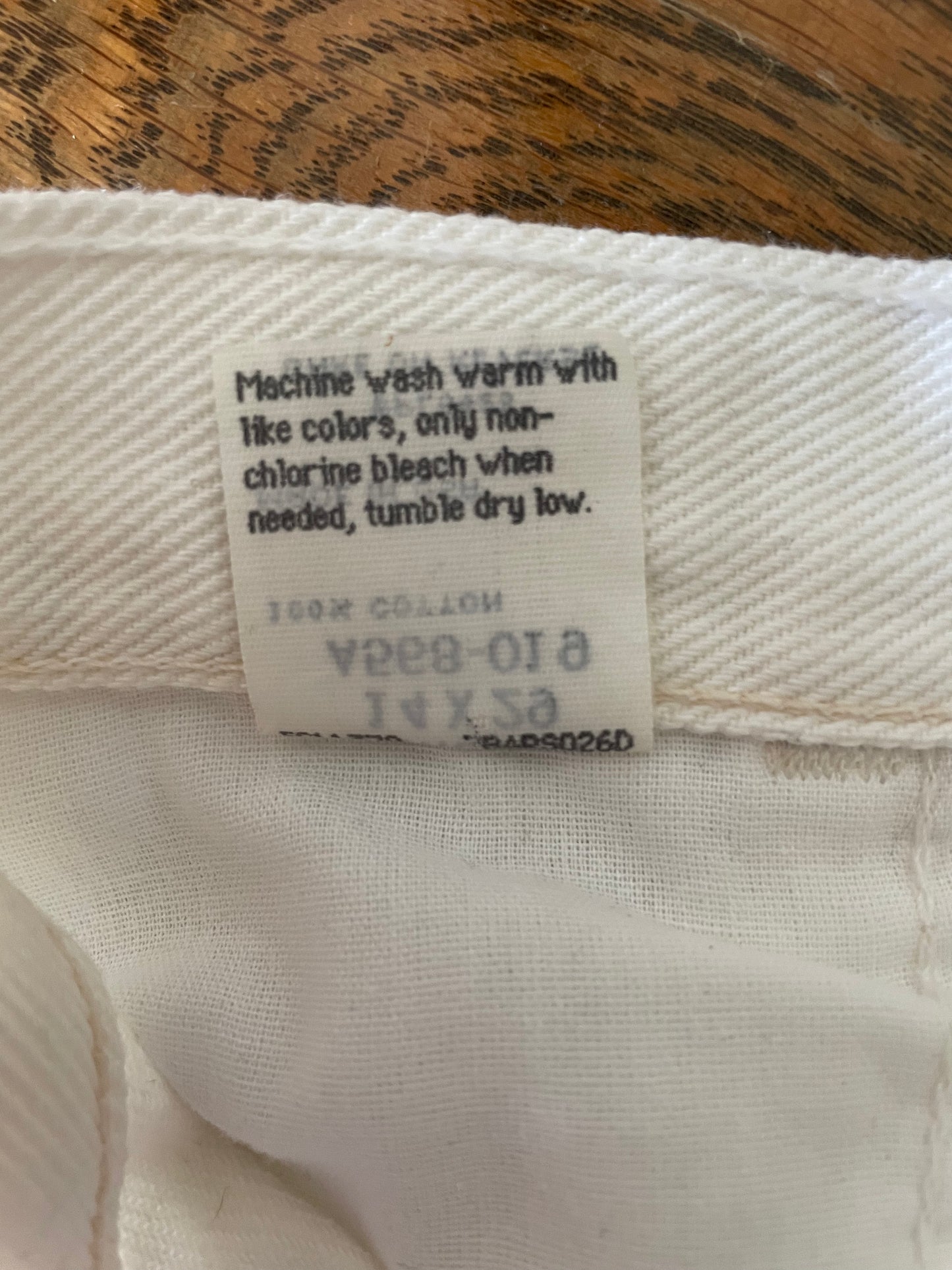 90s Deadstock White Wrangler Jeans