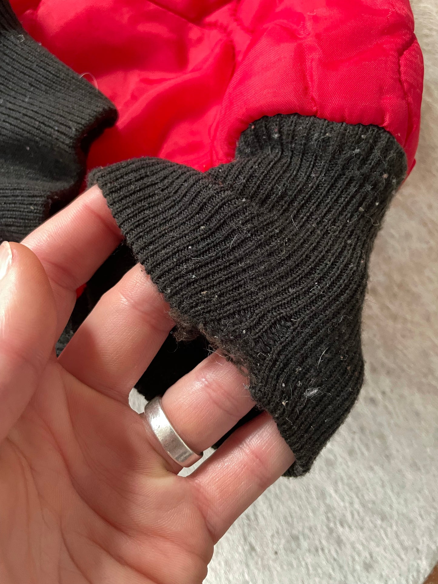 Red Quilted Pants
