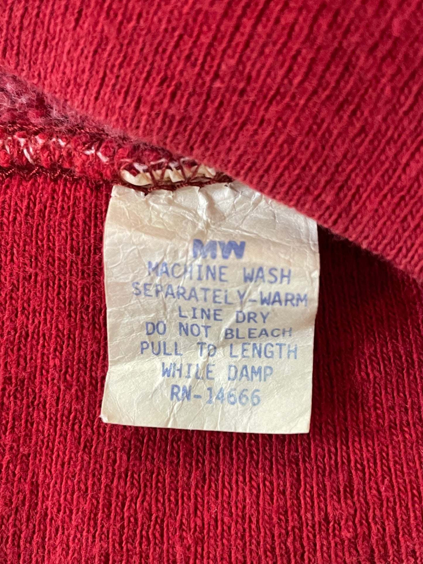70s Blank Raspberry Sweatshirt