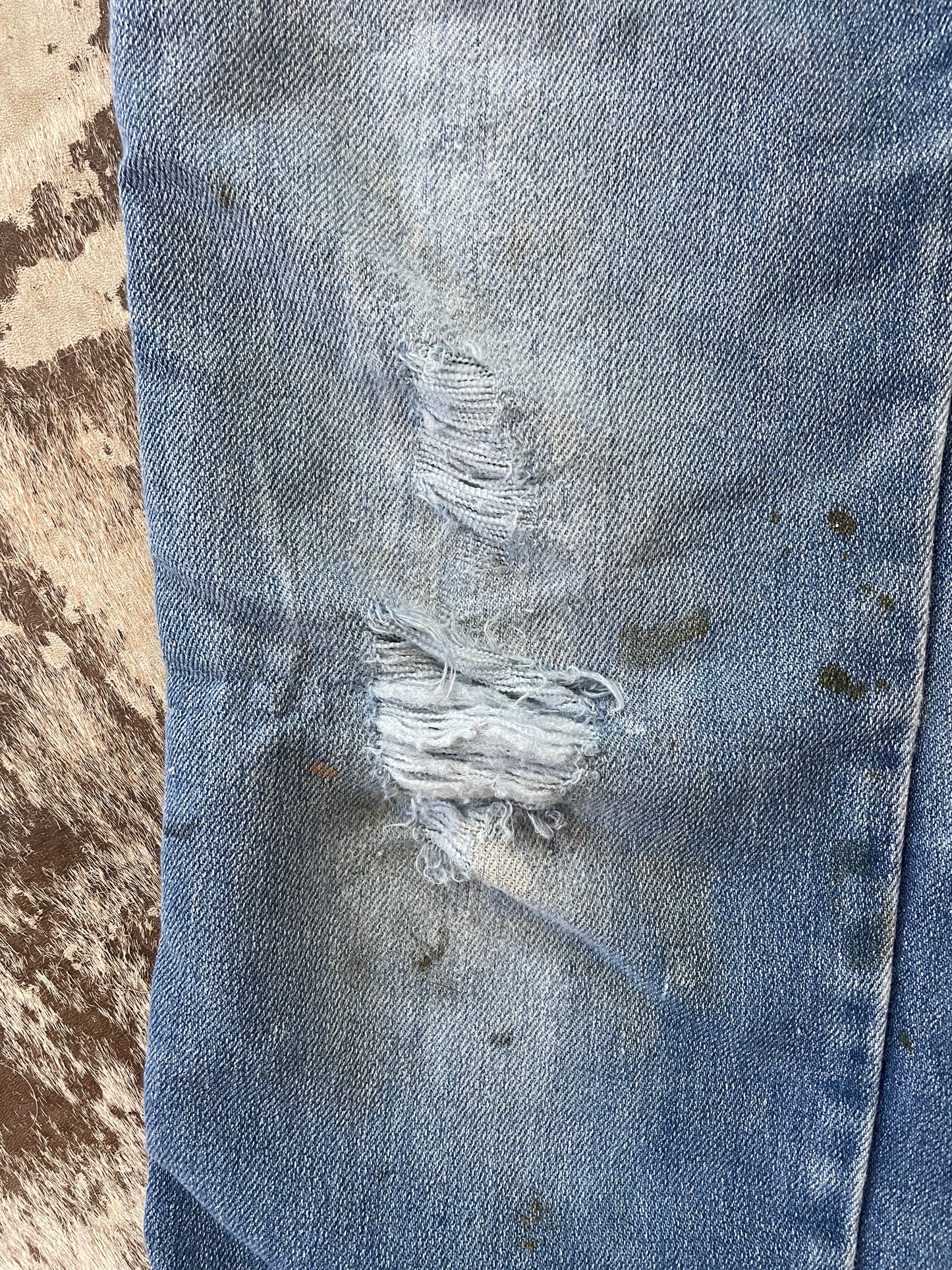 80s Distressed Wrangler Jeans