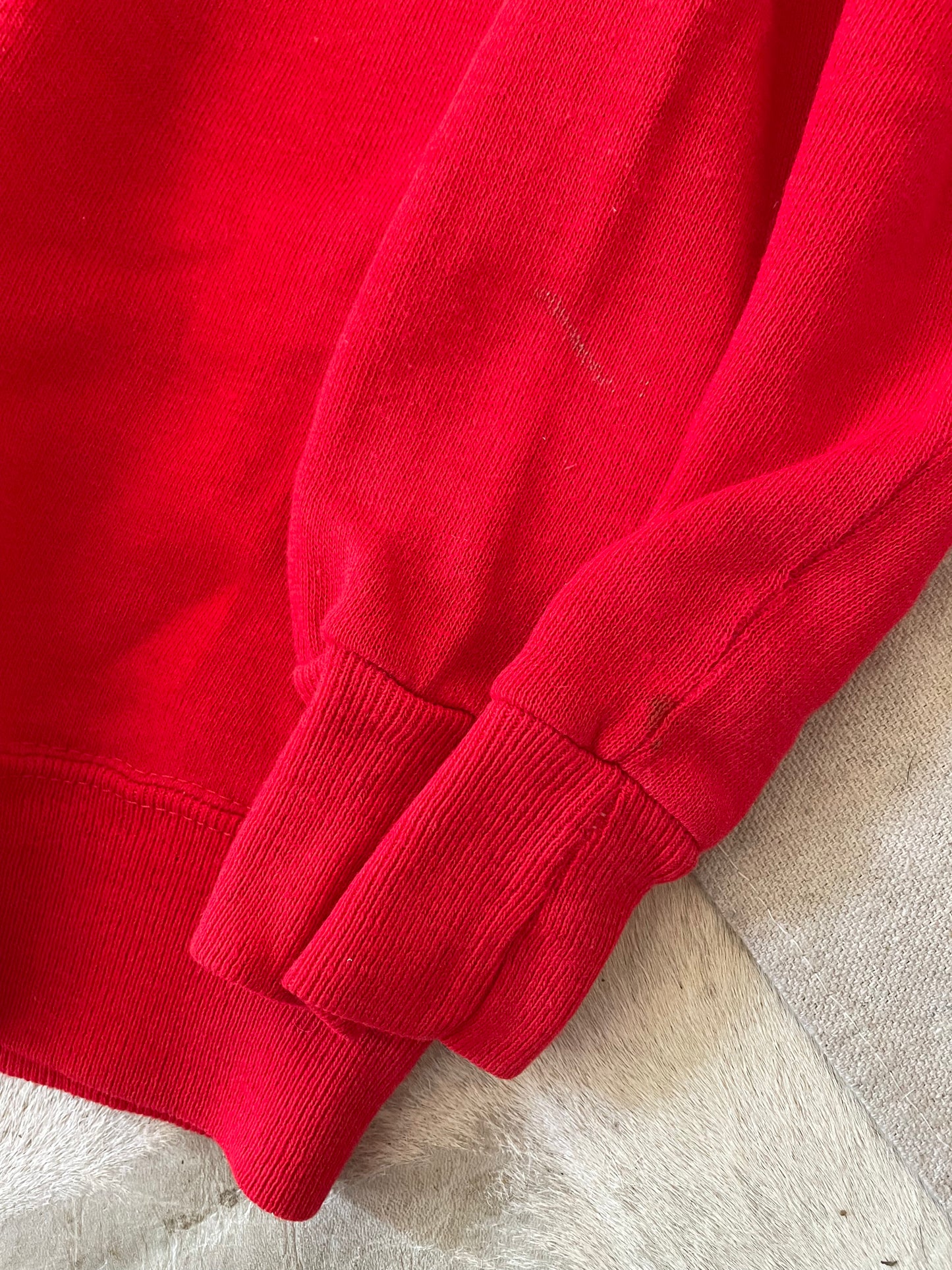 80s Blank Red Sweatshirt