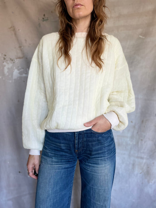 80s Quilted Nylon Undershirt