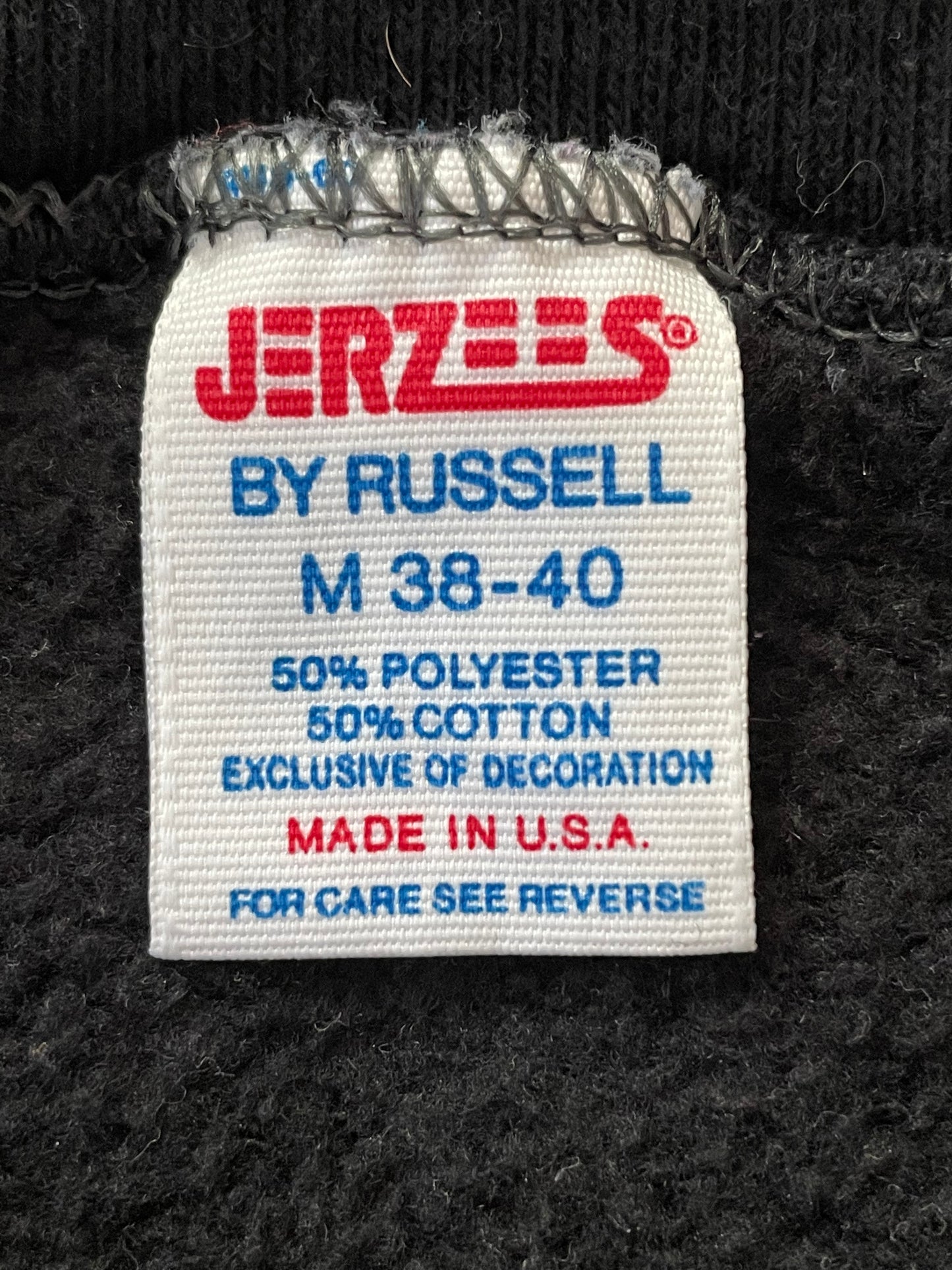 80s Blank Black Sweatshirt
