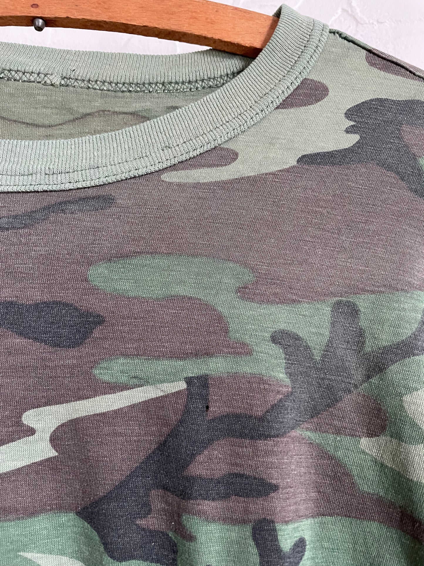 80s Woodland Camo Pocket Tee