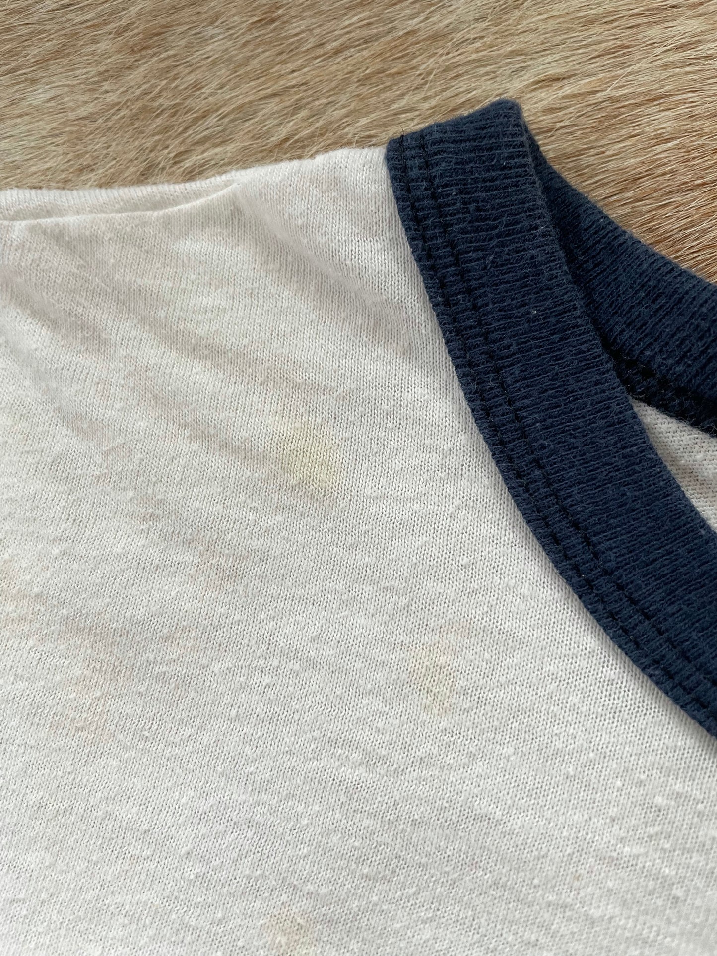 70s Hanes Mystic Seaport, Mystic Connecticut Ringer Tee