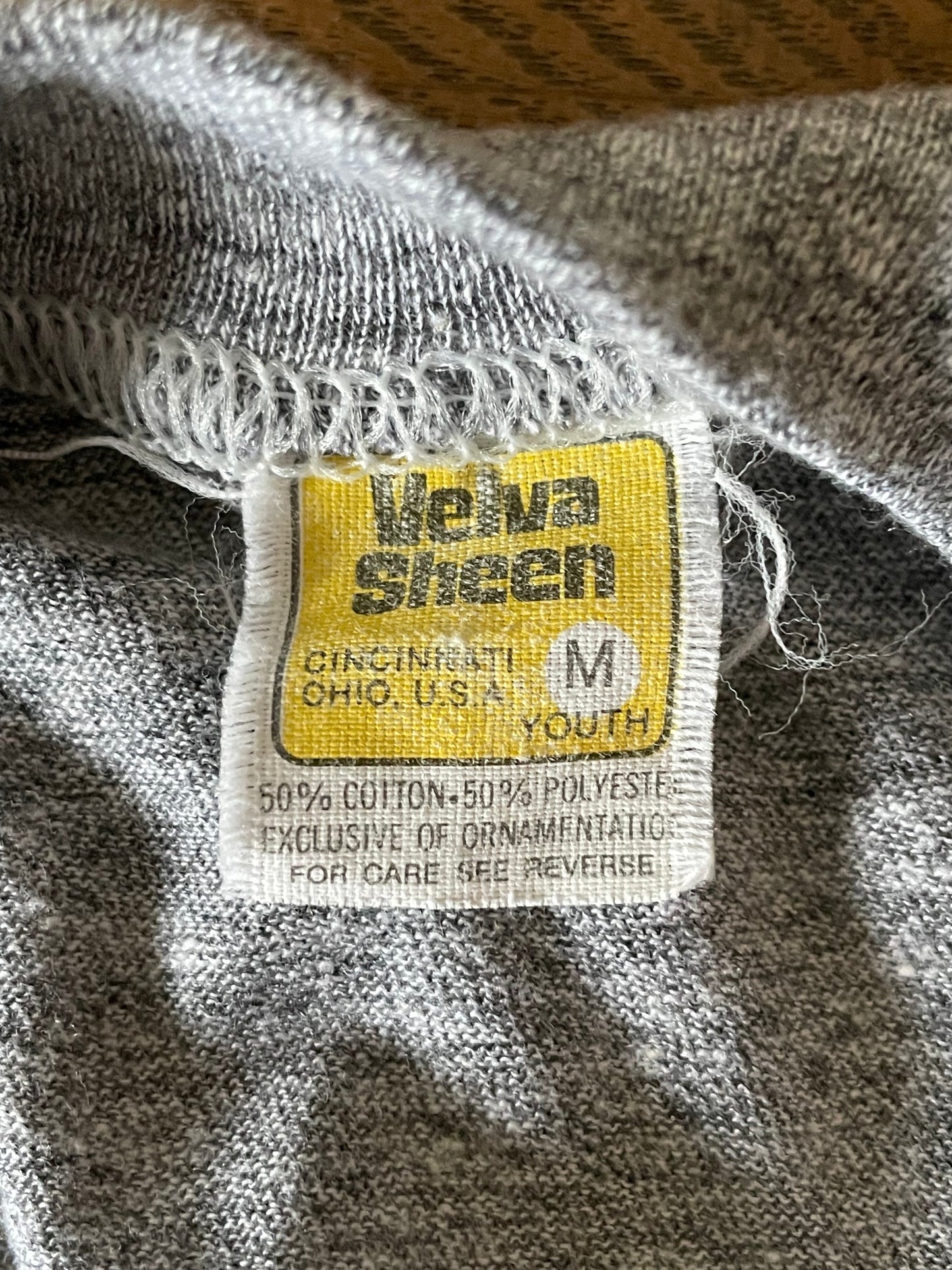 80s Blank Heather Gray Tee