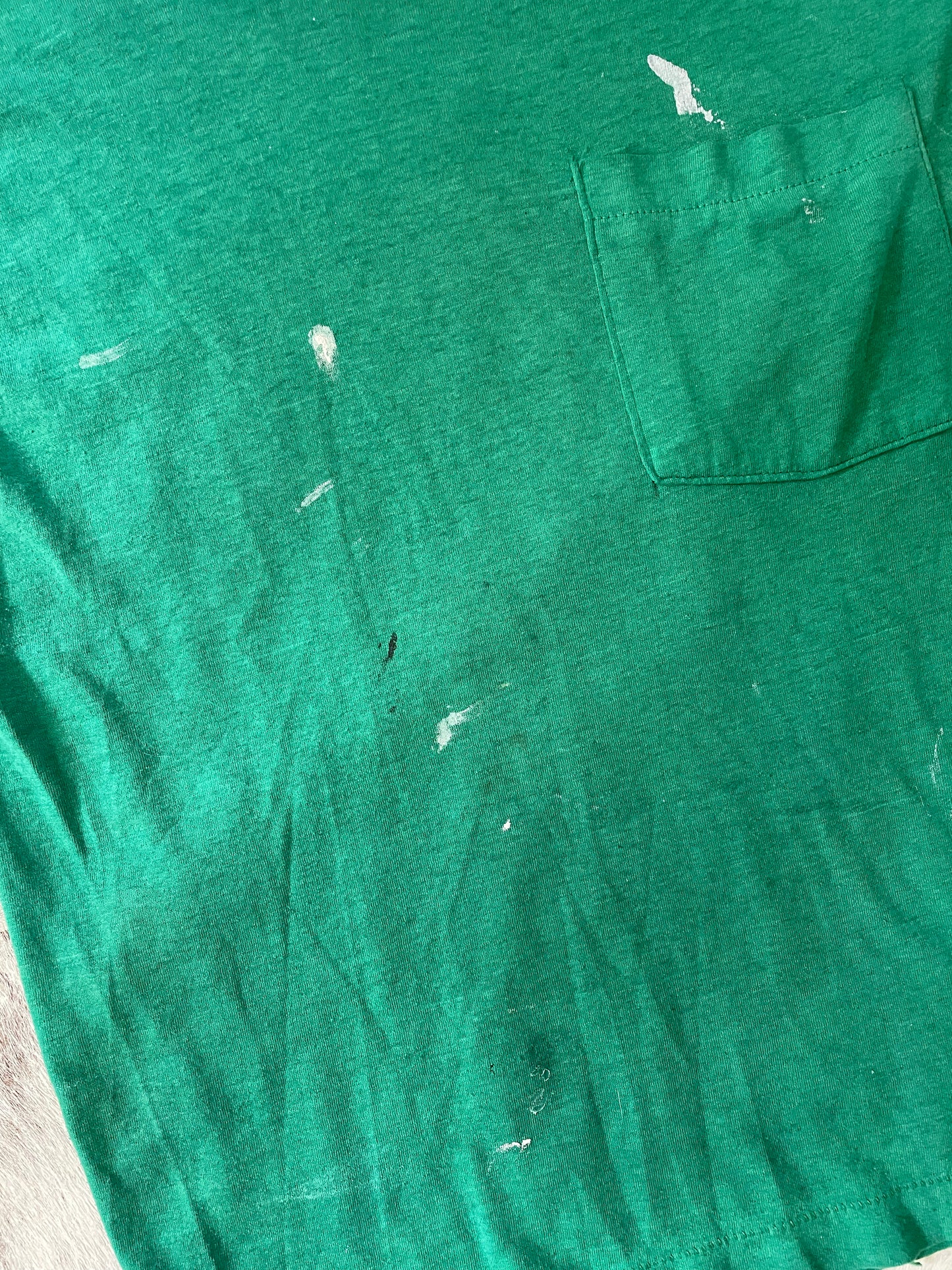 80s Blank Kelly Green Muscle Tee