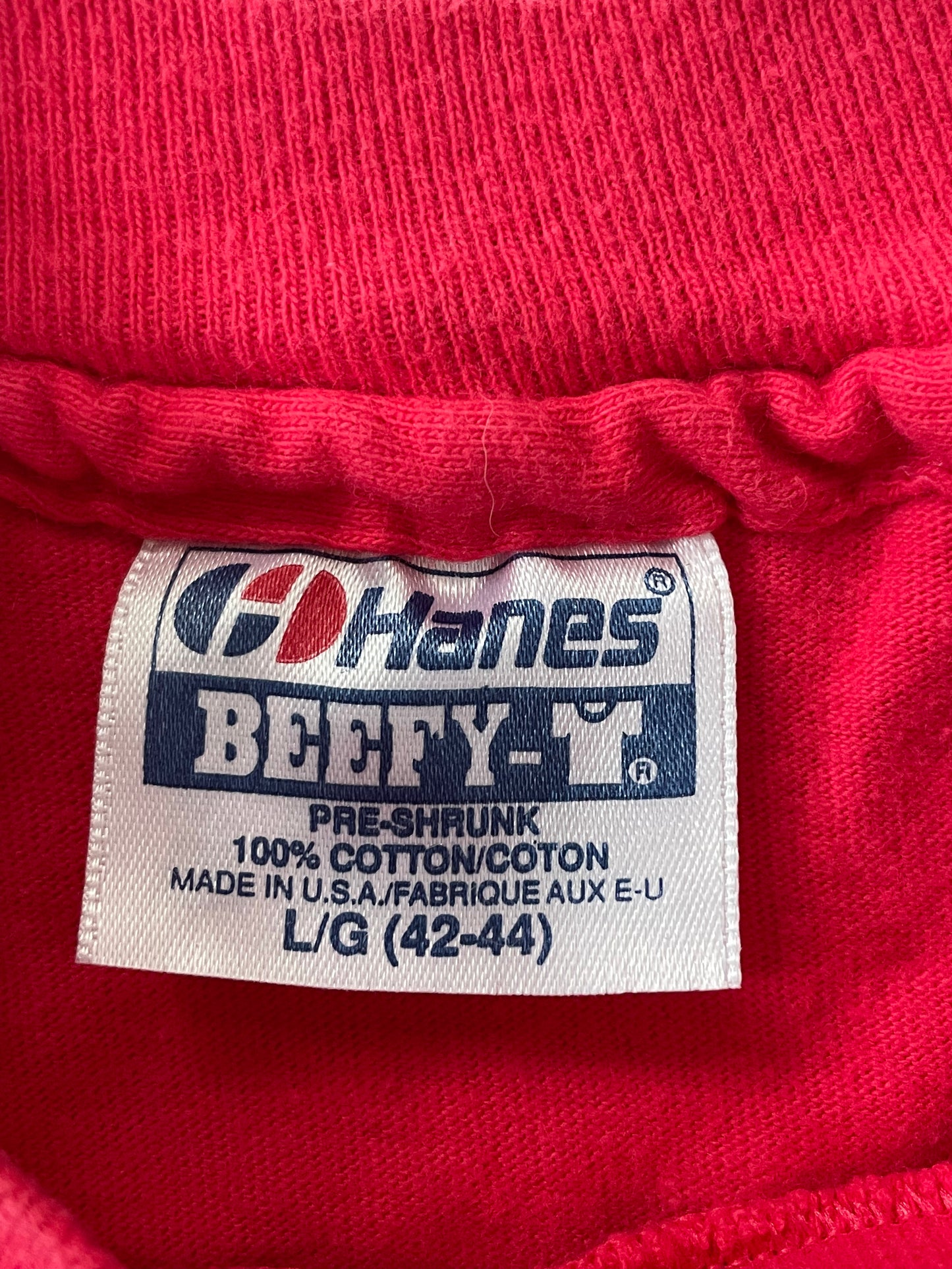 90s Reddish Pink Hanes Tee