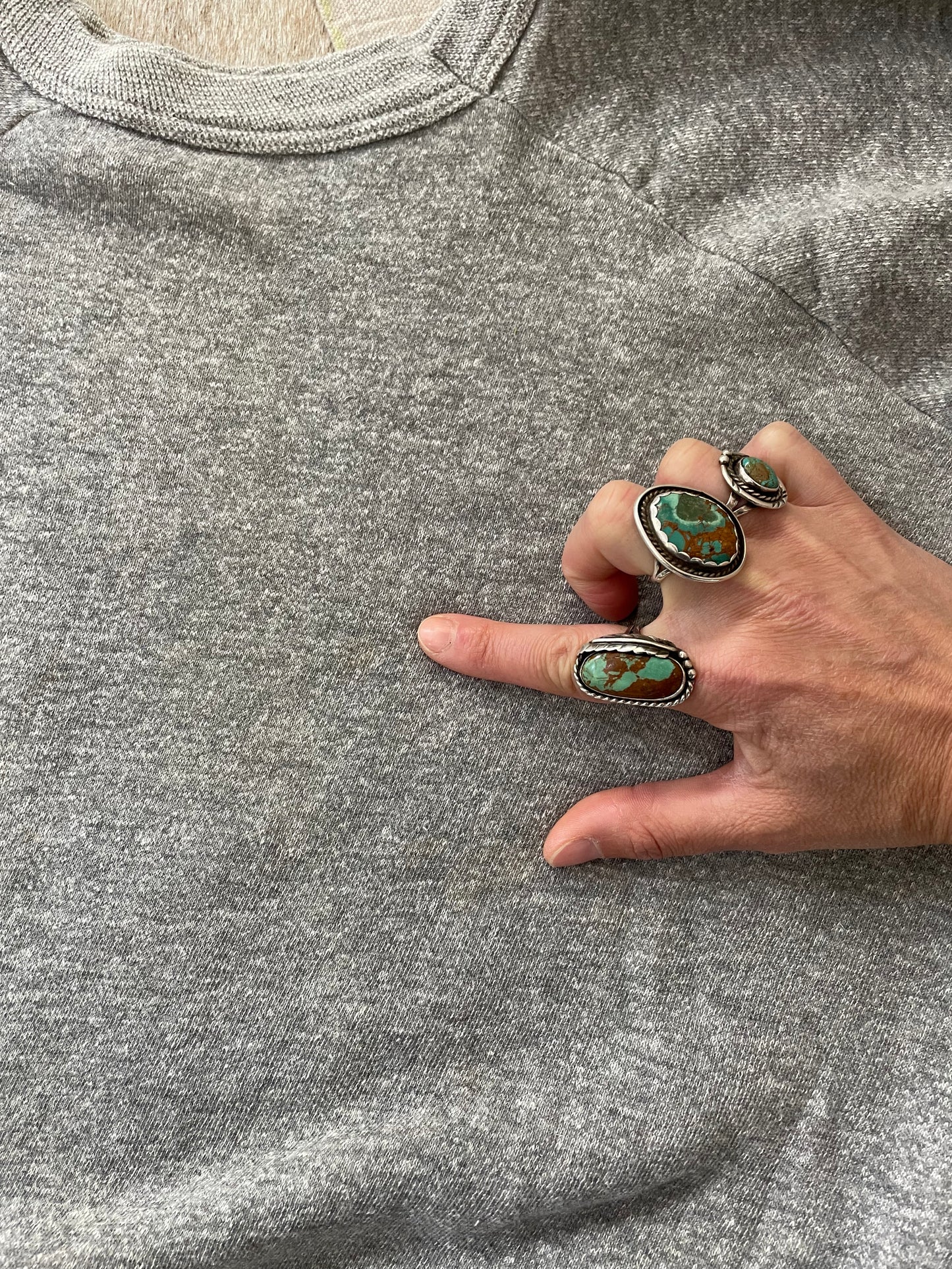 70s Blank Heather Grey Sweatshirt