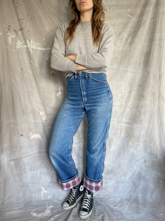 60s Flannel Lined Jeans