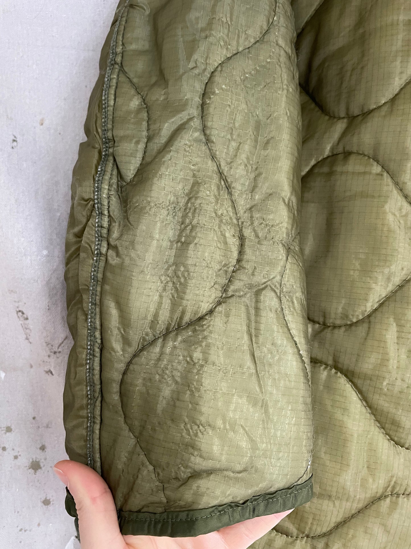 70s Army Quilted Liner Jacket