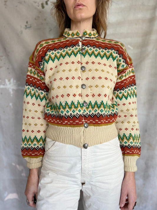 60s Norwegian Fair Isle Sweater