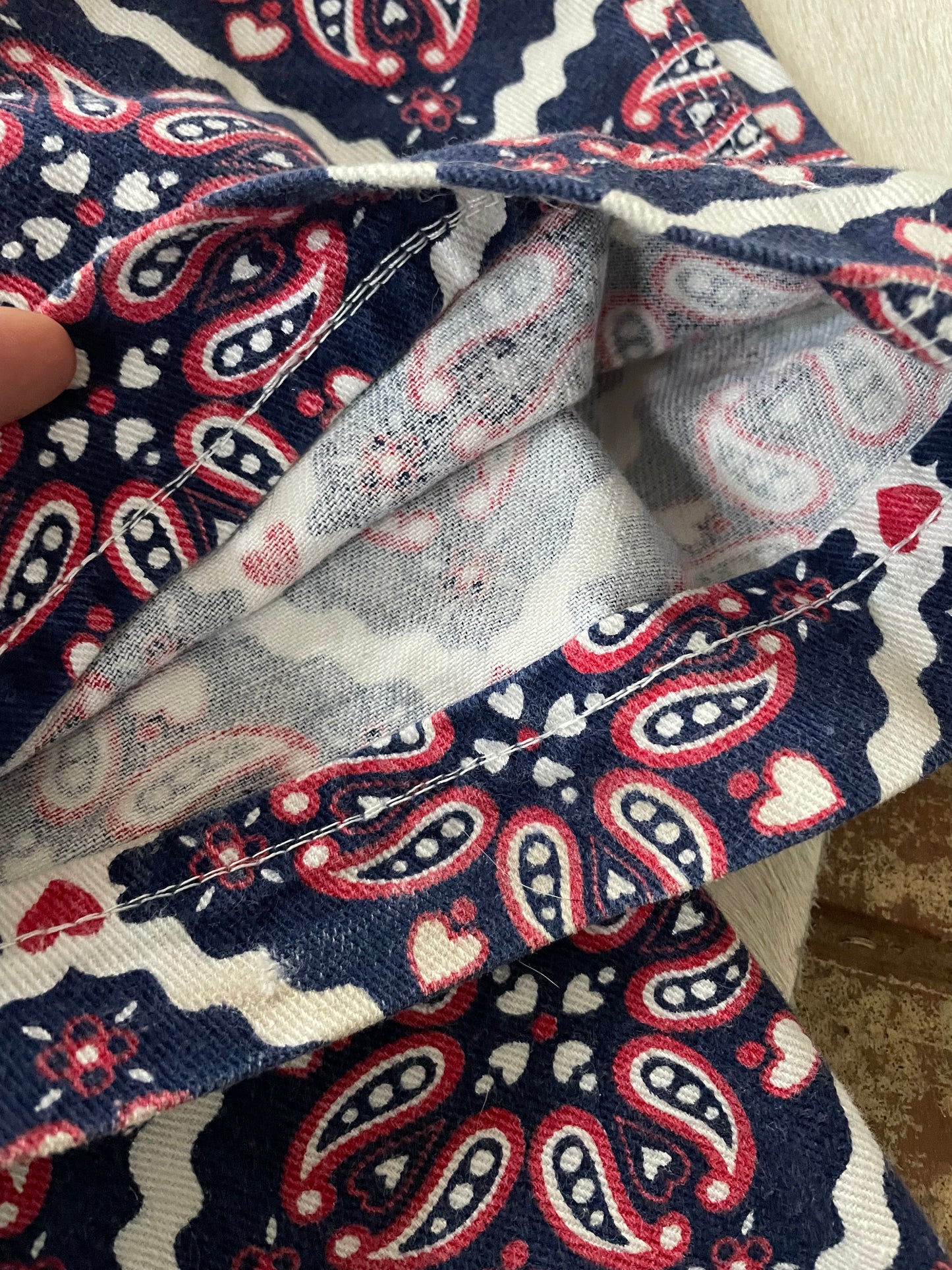 60s/70s All Over Print Paisley Overalls